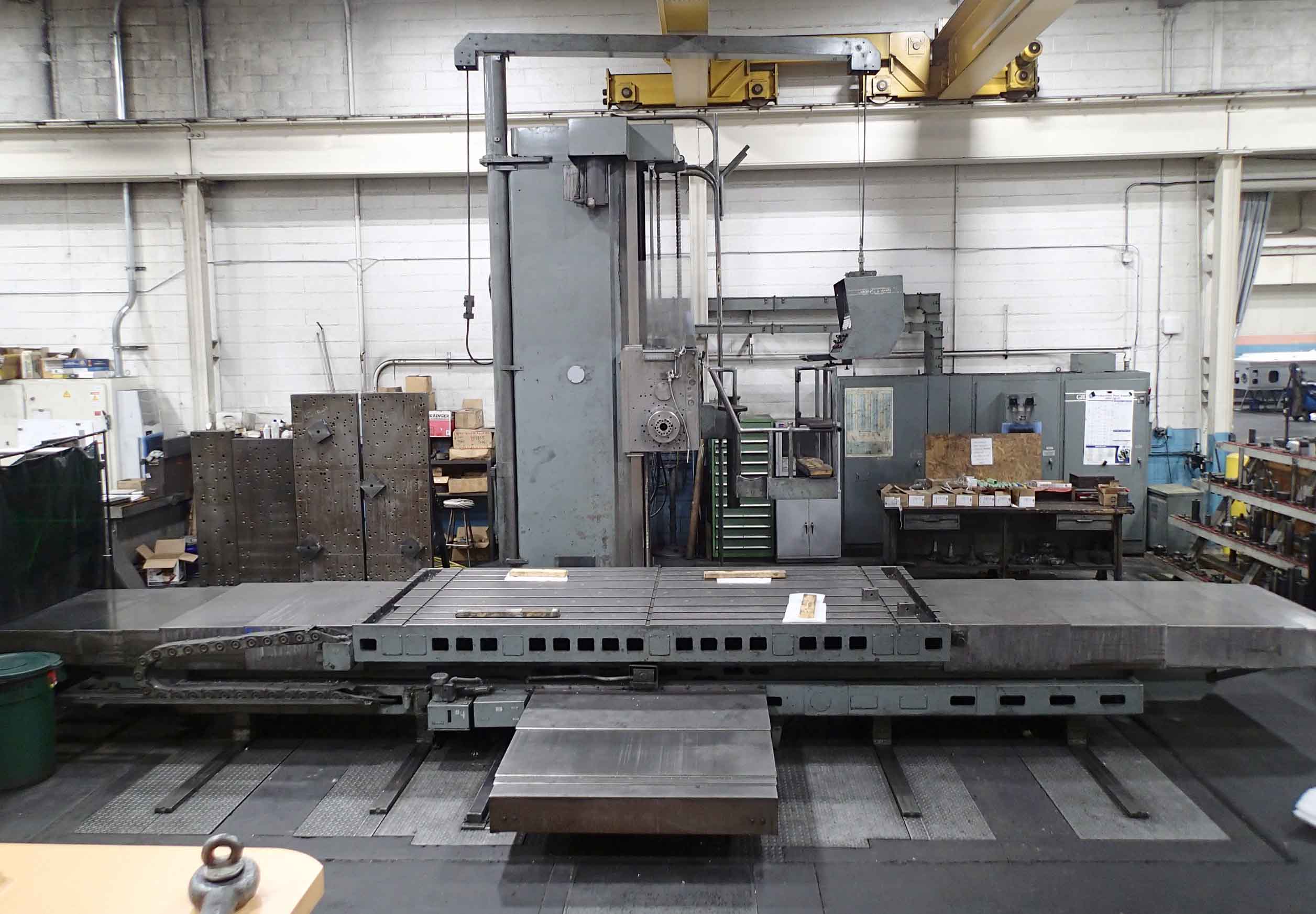 Giddings & Lewis 70-H6-T CNC Horizontal Boring Mill- 6” Spindle, 60” x 144” Table, Great Condition! - Image 2