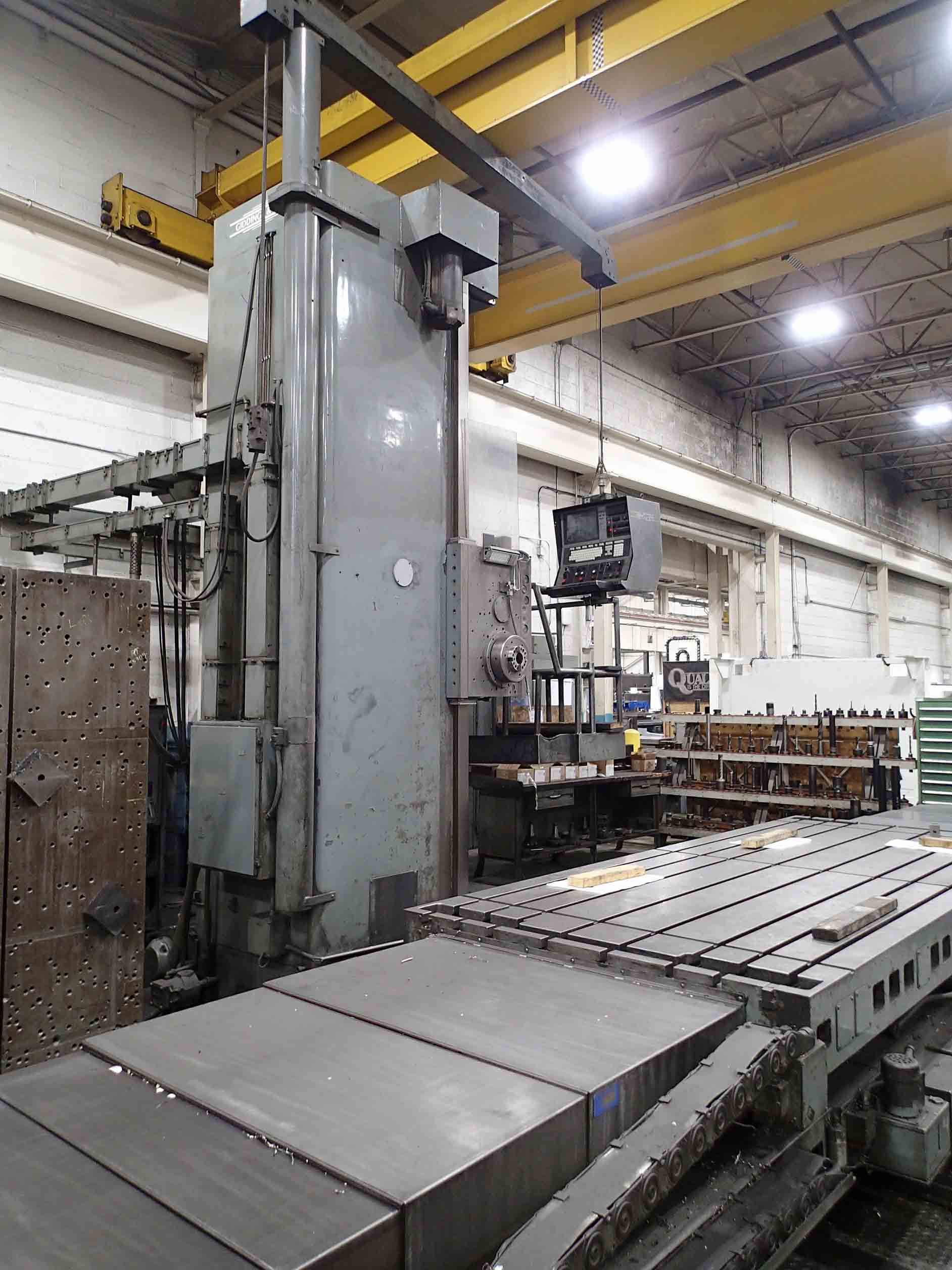 Giddings & Lewis 70-H6-T CNC Horizontal Boring Mill- 6” Spindle, 60” x 144” Table, Great Condition! - Image 3