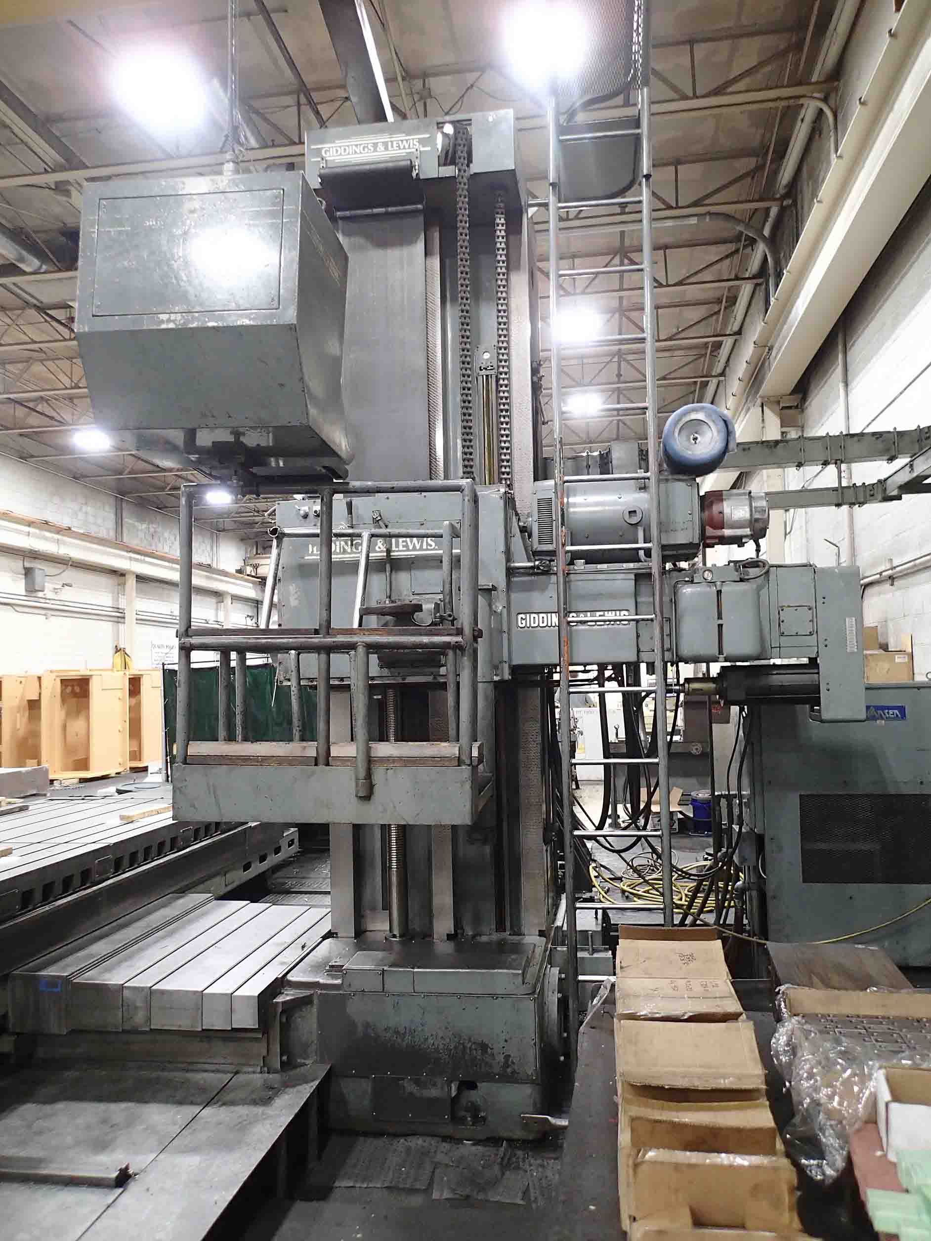 Giddings & Lewis 70-H6-T CNC Horizontal Boring Mill- 6” Spindle, 60” x 144” Table, Great Condition! - Image 5