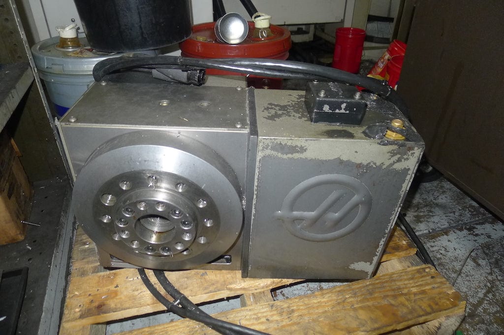 Haas VF-4 VMC, 2002 - 4th Axis HRT-210 Rotary Table, Probing, 10k RPM - Image 10