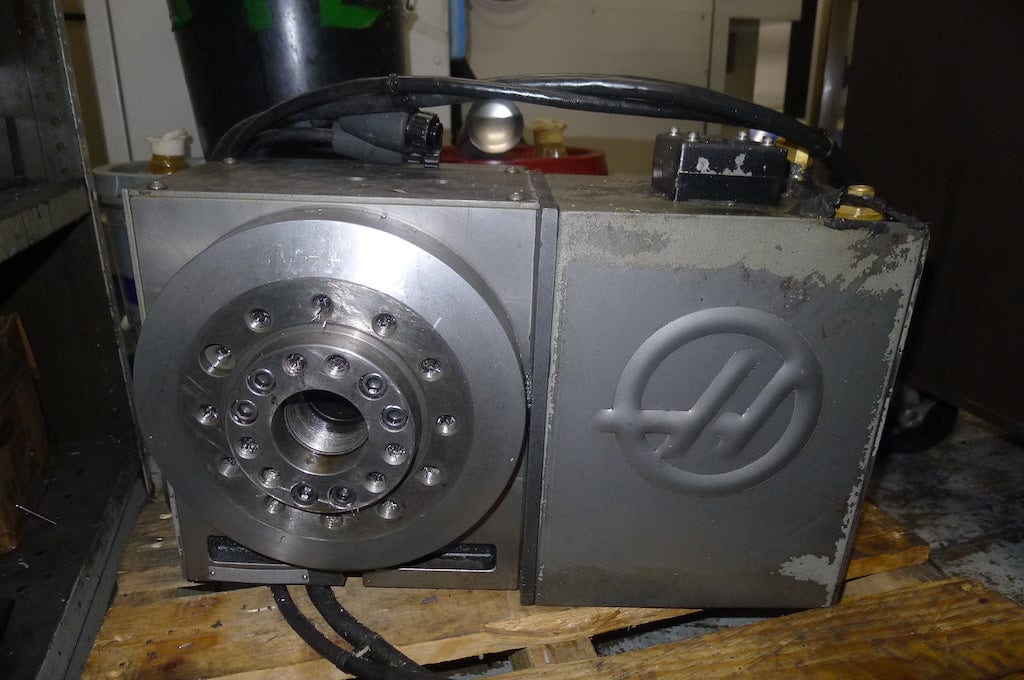 Haas VF-4 VMC, 2002 - 4th Axis HRT-210 Rotary Table, Probing, 10k RPM - Image 9