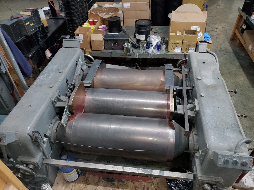 Lehmann 613-BH Horizontal Three Plate Roll Mill, Early 2000s - Image 2