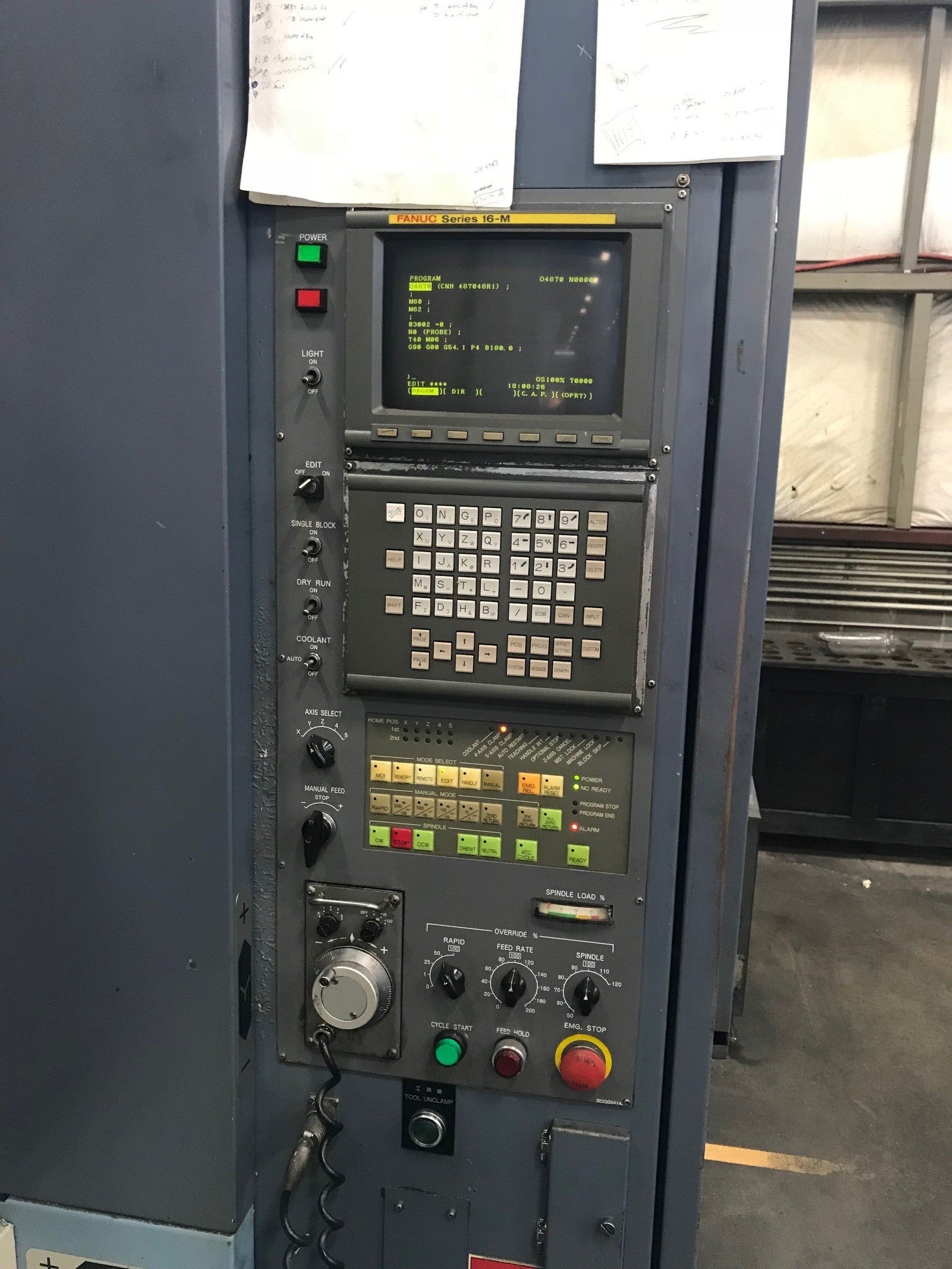 OKK HM60 HMC, 1997 - 12K RPM, Coolant Through Spindle, 600mm Pallet - Image 5