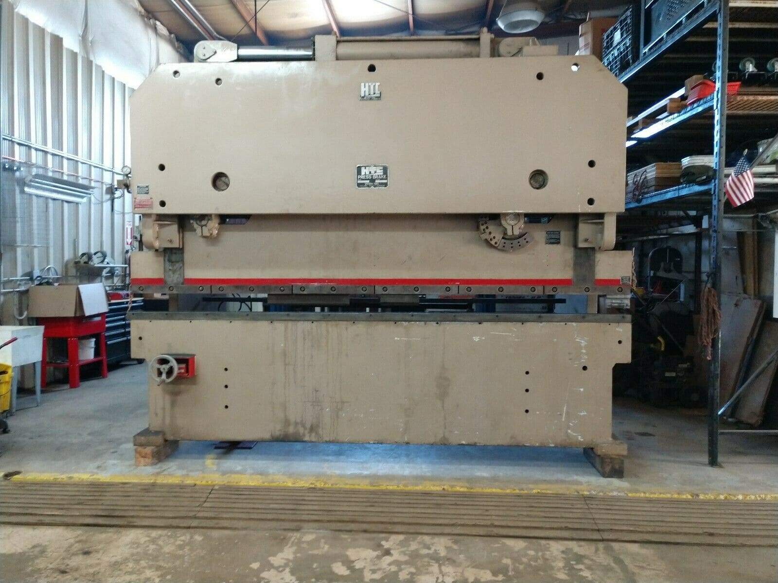 200 Ton x 12' HTC Hydraulic Press Brake, 1980- Flush Floor