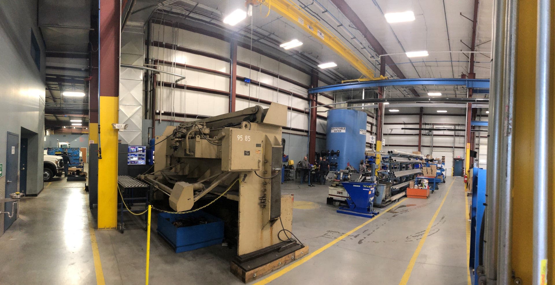 3/8" x 14' HTC Hydraulic Shear, 1975- Power Squaring Arm - Image 3