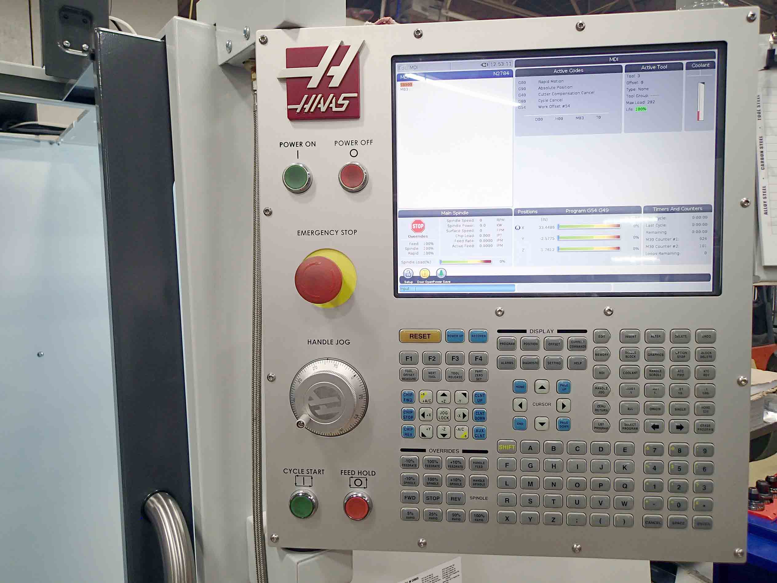 Haas TM-2P VMC, 2019- 6k Spindle, 1GB Memory, Tooling, Low Hours, Available Now - Image 7