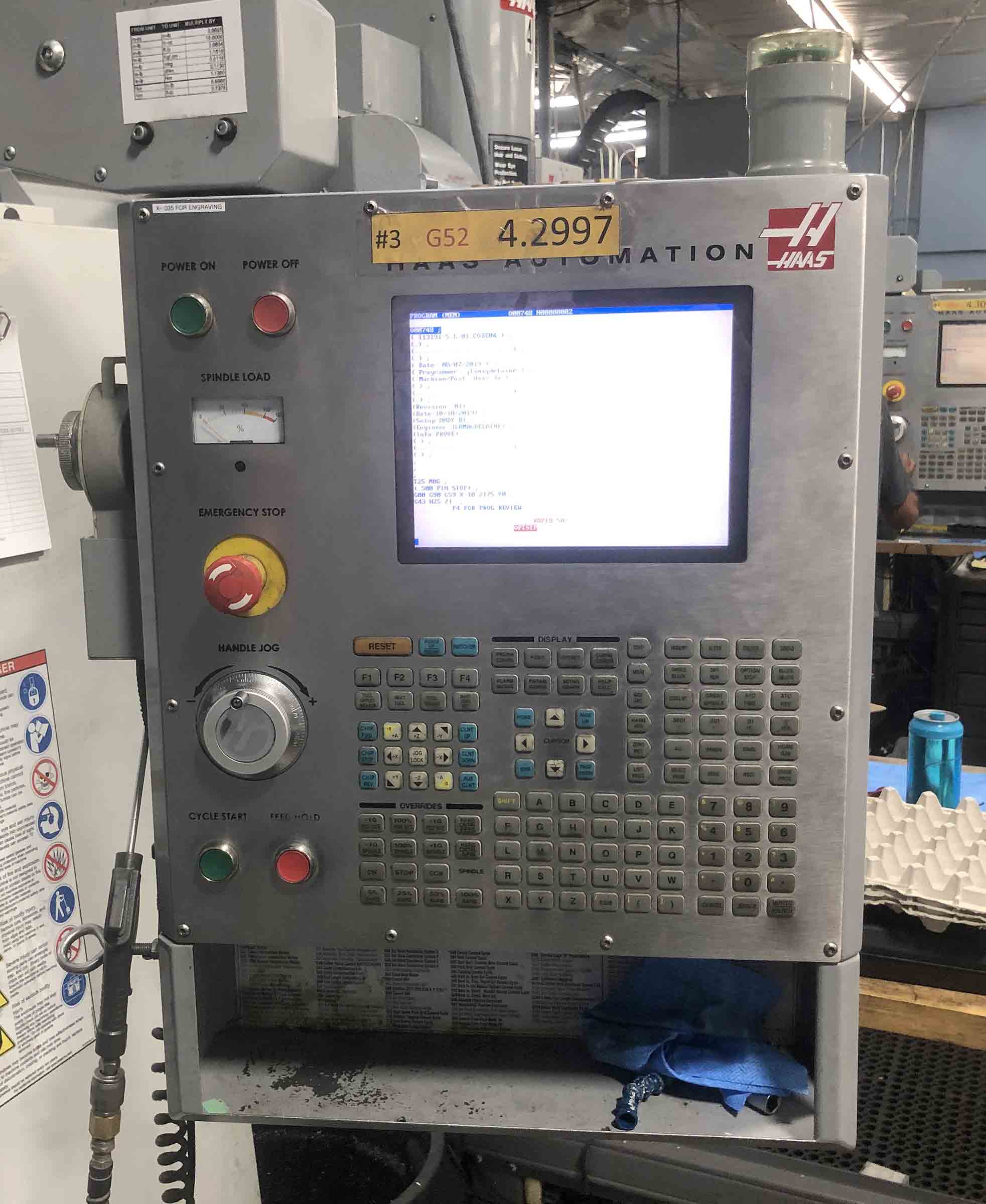Haas VF-2 Vertical Machining Center, 2006- Side Mount 24 ATC, Auger - Image 4