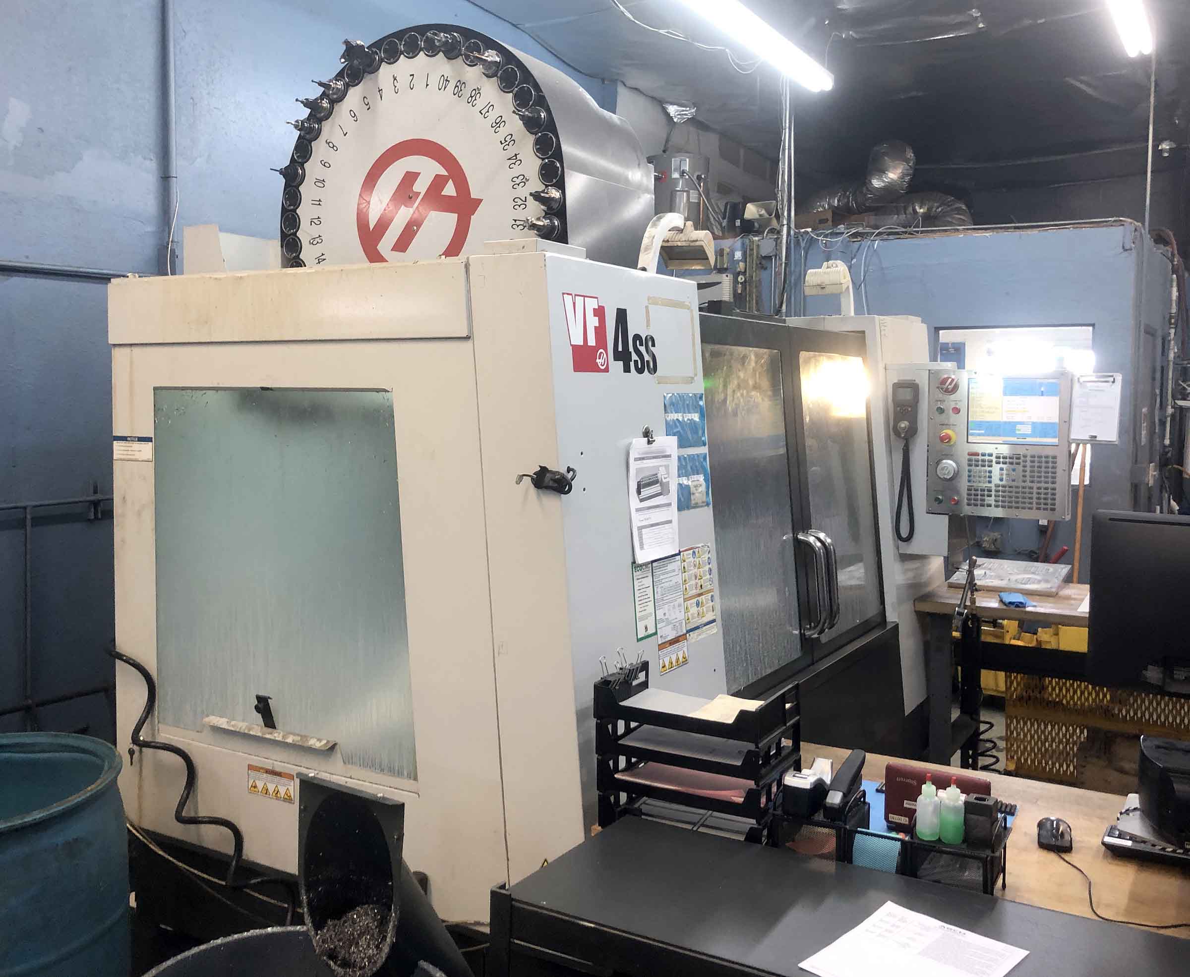 Haas VF-4SS Vertical Machining Center, 2010- Side Mount 40 ATC, TSC - Image 2
