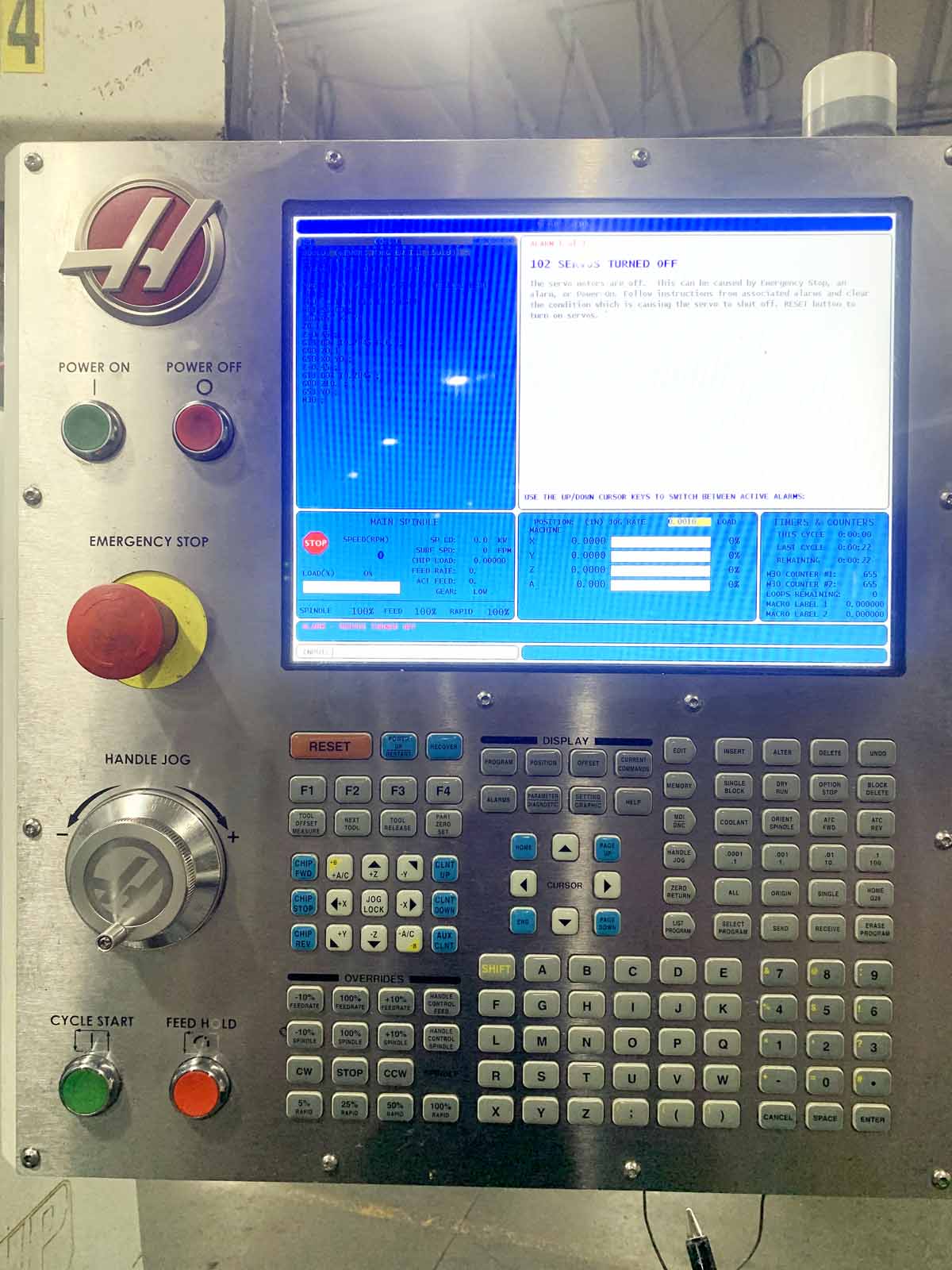 Haas VF-4 Vertical Machining Center, 1998- TSC, 32 Tool ATC, 10k Spindle - Image 4