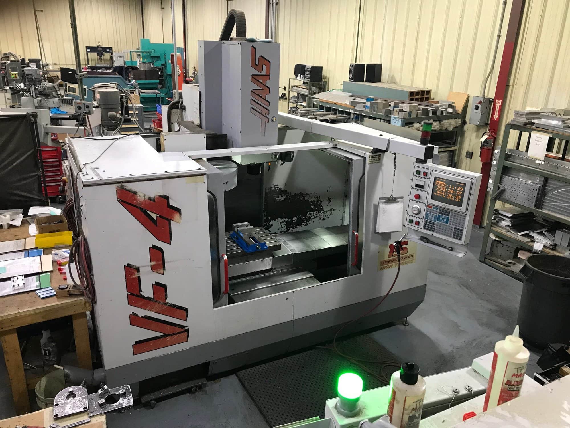 Haas VF-4 VMC, 1995 - Under Power, Video, Gearbox