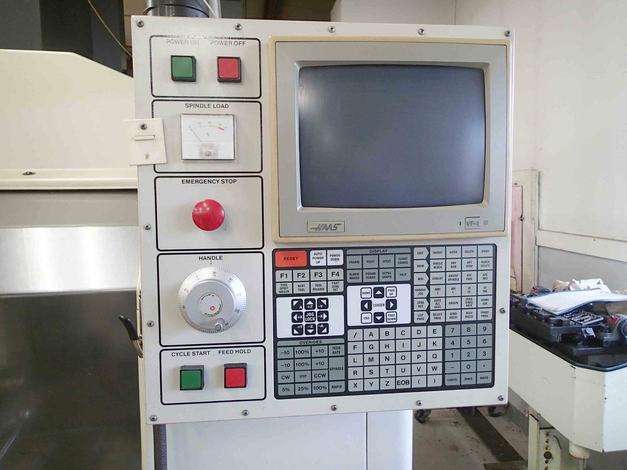Haas VF-1 VMC, 1990- 4th Axis Ready, 16 ATC, Low Hours - Image 3