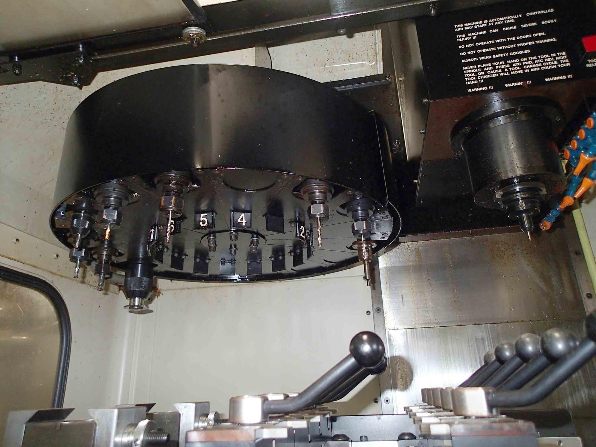 Haas VF-1 VMC, 1990- 4th Axis Ready, 16 ATC, Low Hours - Image 5