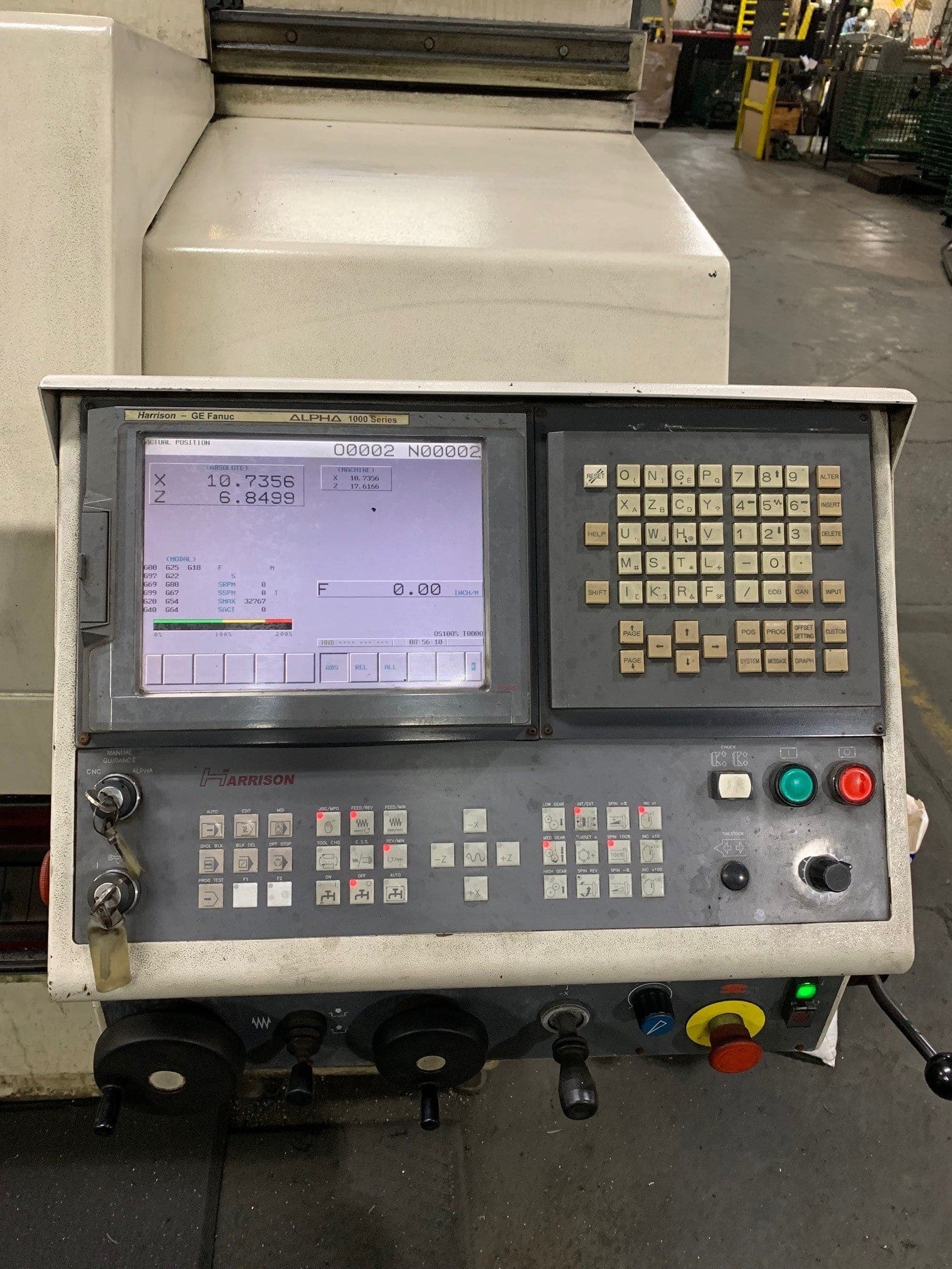 Harrison Alpha 1400S Lathe, 2004 - CNC/ Manual Operation - Image 6