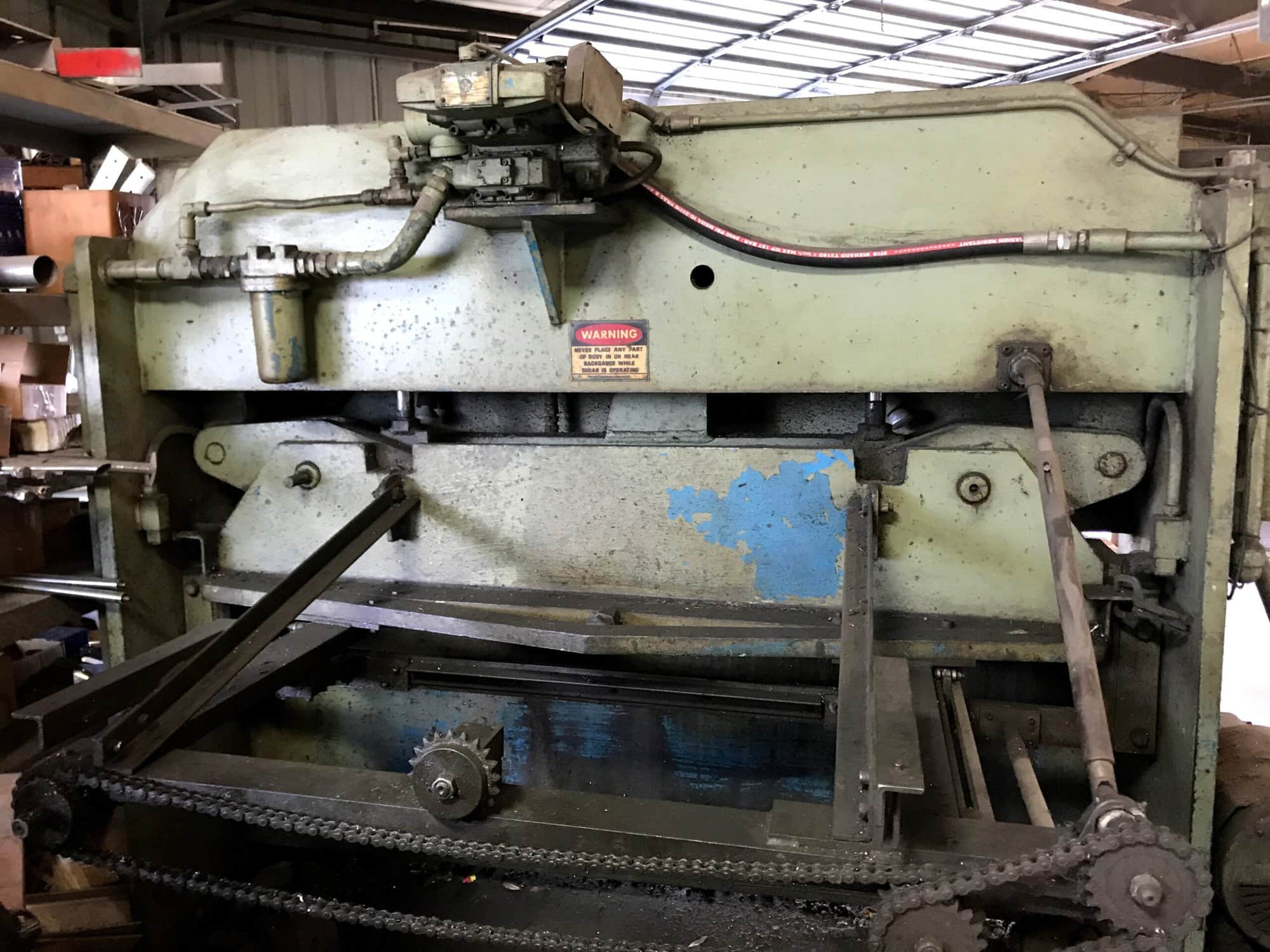 1/4" x 6' American Hercules Hydraulic Shear - Image 2