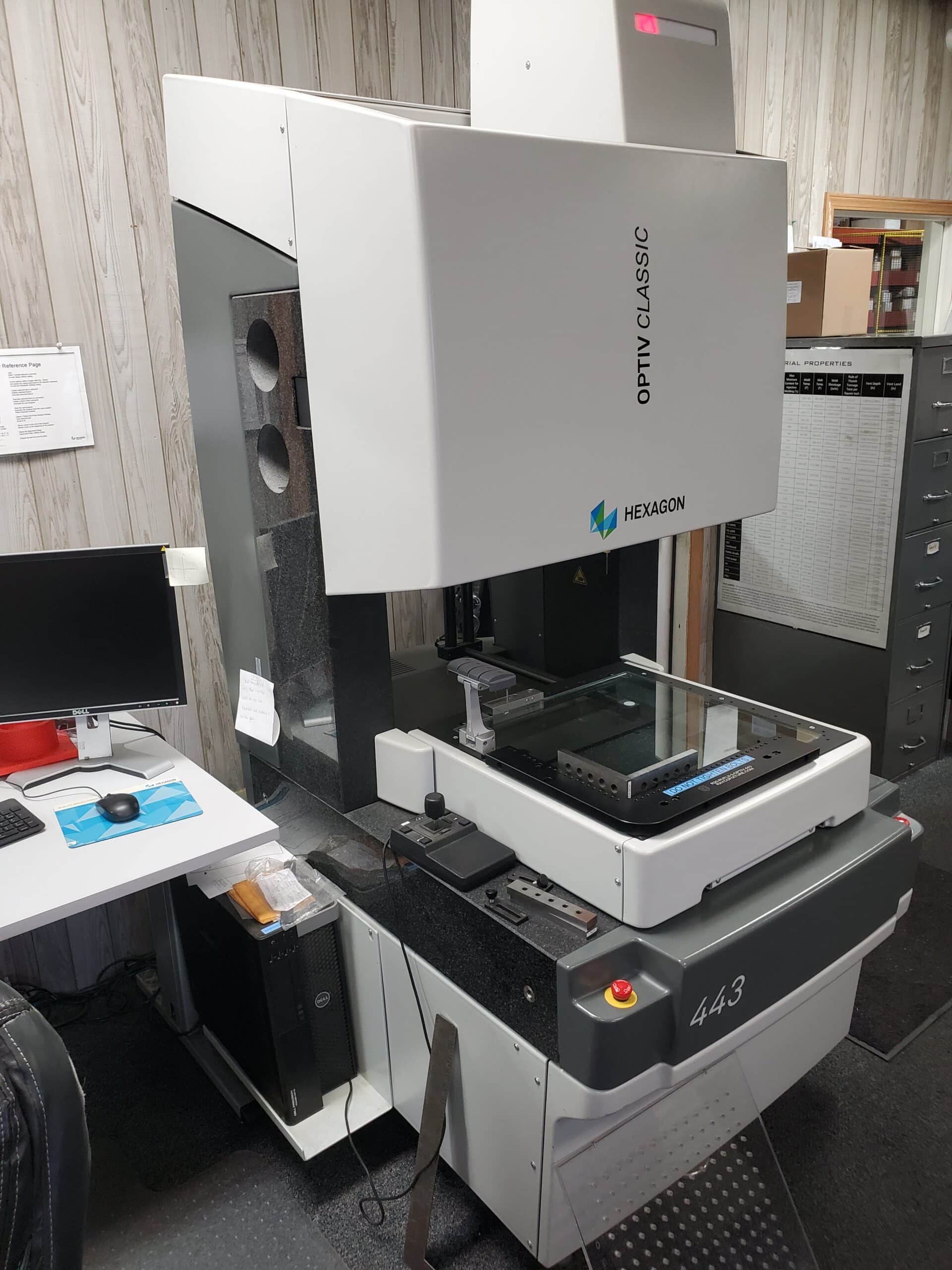 Hexagon Optiv 443 Classic CMM, 2016 - Cad With Autopath, Mounting Hardware, Under Power - Image 2