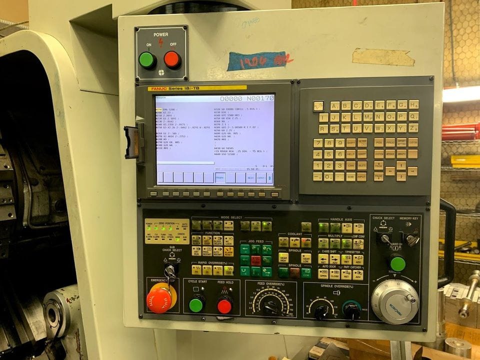 Hwacheon Hi-Tech 300 CNC Lathe, 2004 - Live Tooling, Tailstock, Tool Setter - Image 2