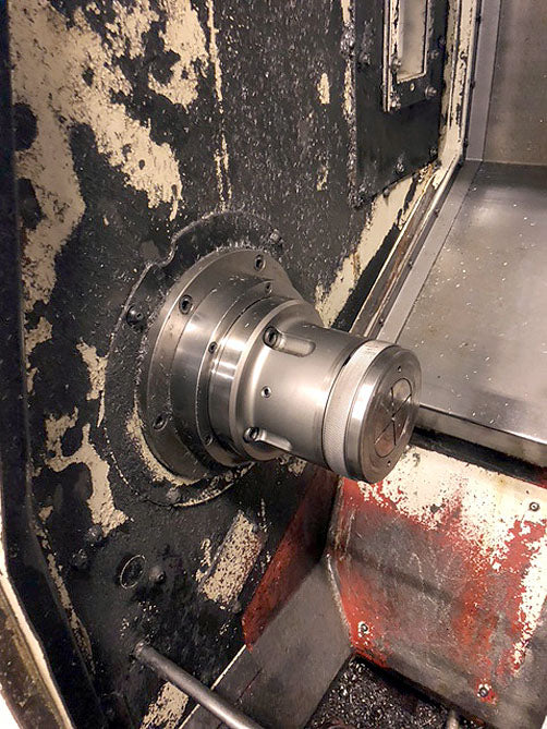 Hurco TM8 CNC Lathe, 2006- 10 Tool Turret, Tail Stock, Bar Feeder - Image 3