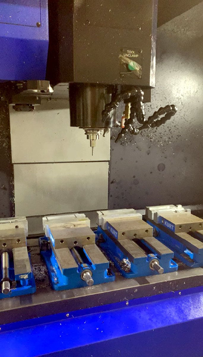 Hwacheon Vesta 1000+ Vertical Machining Center, 2018- Fanuc, TSC, 12K Spindle, 30ATC - Image 3