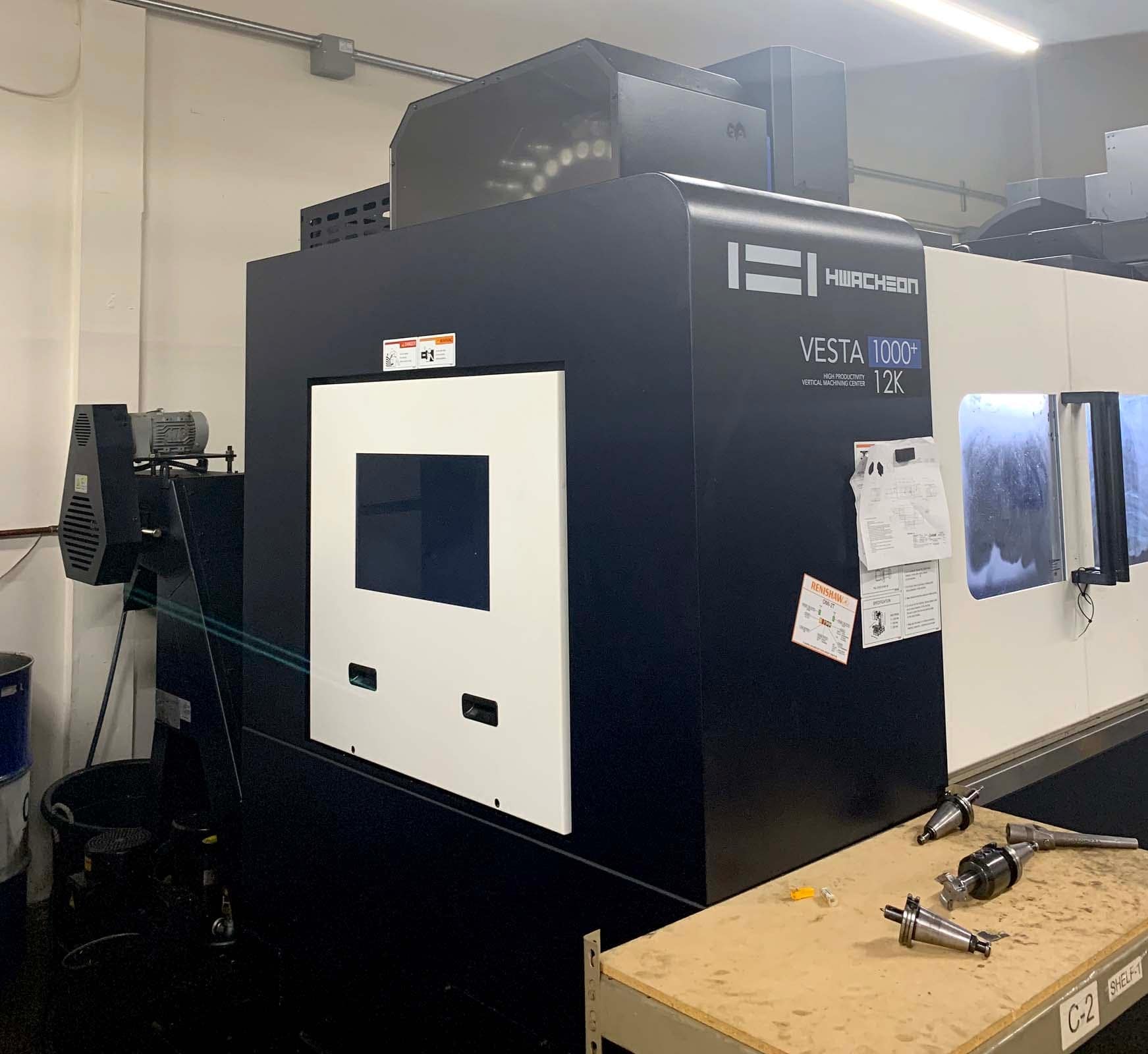 Hwacheon Vesta 1000+ Vertical Machining Center, 2018- Fanuc, TSC, 12K Spindle, 30ATC - Image 6