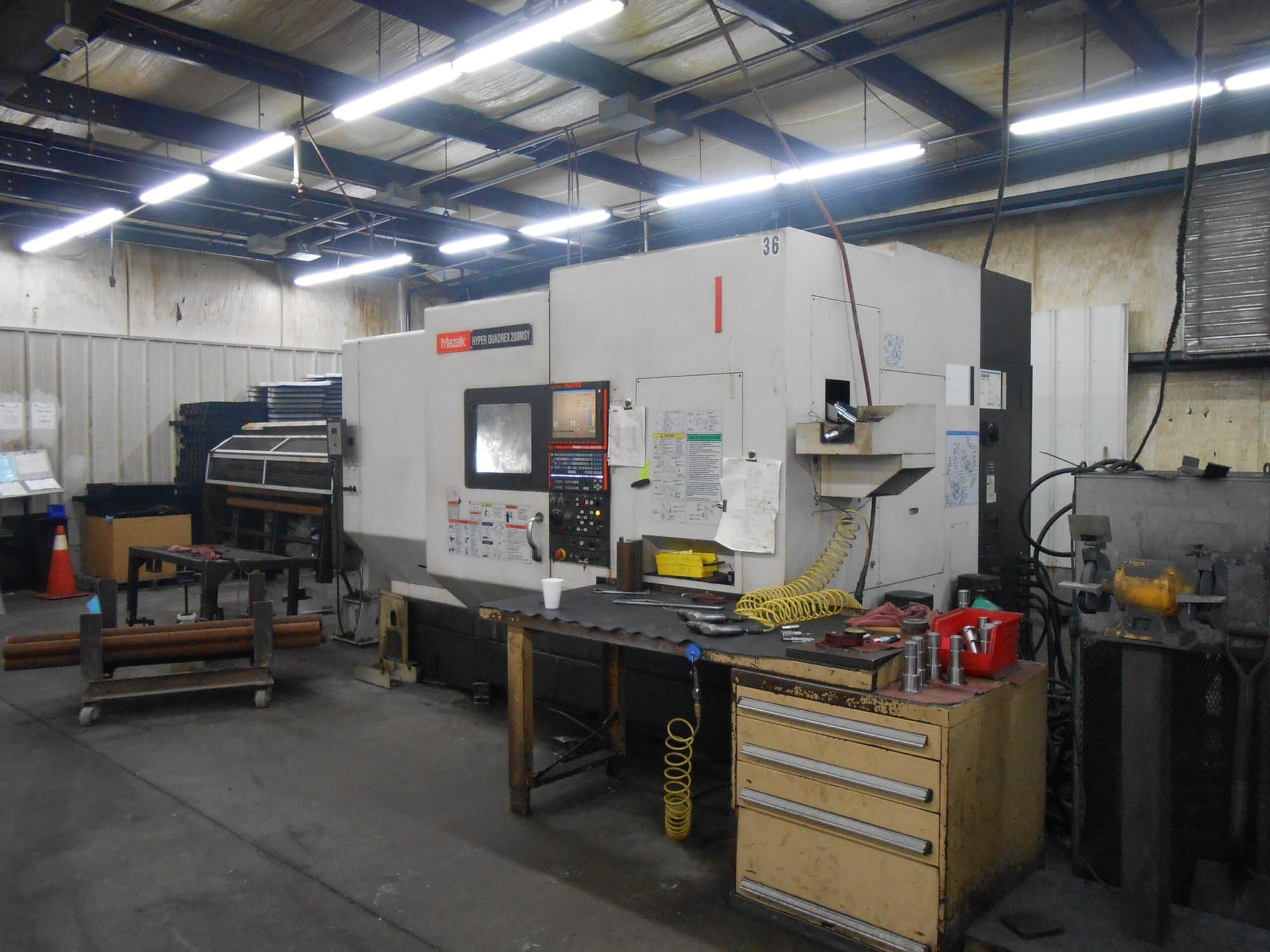 Mazak Hyper Quadrex 200MSY CNC Lathe, 2010 - Image 3