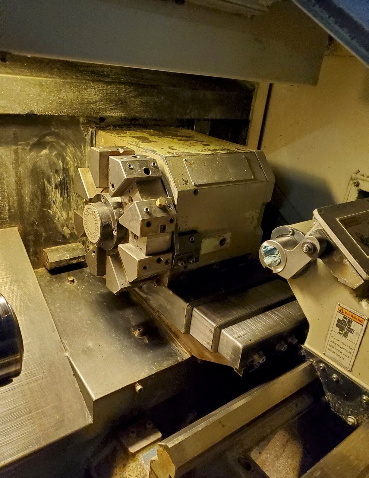 Hyundai HIT-8S CNC Lathe, 1996 - Control Issues, Under Power - Image 3