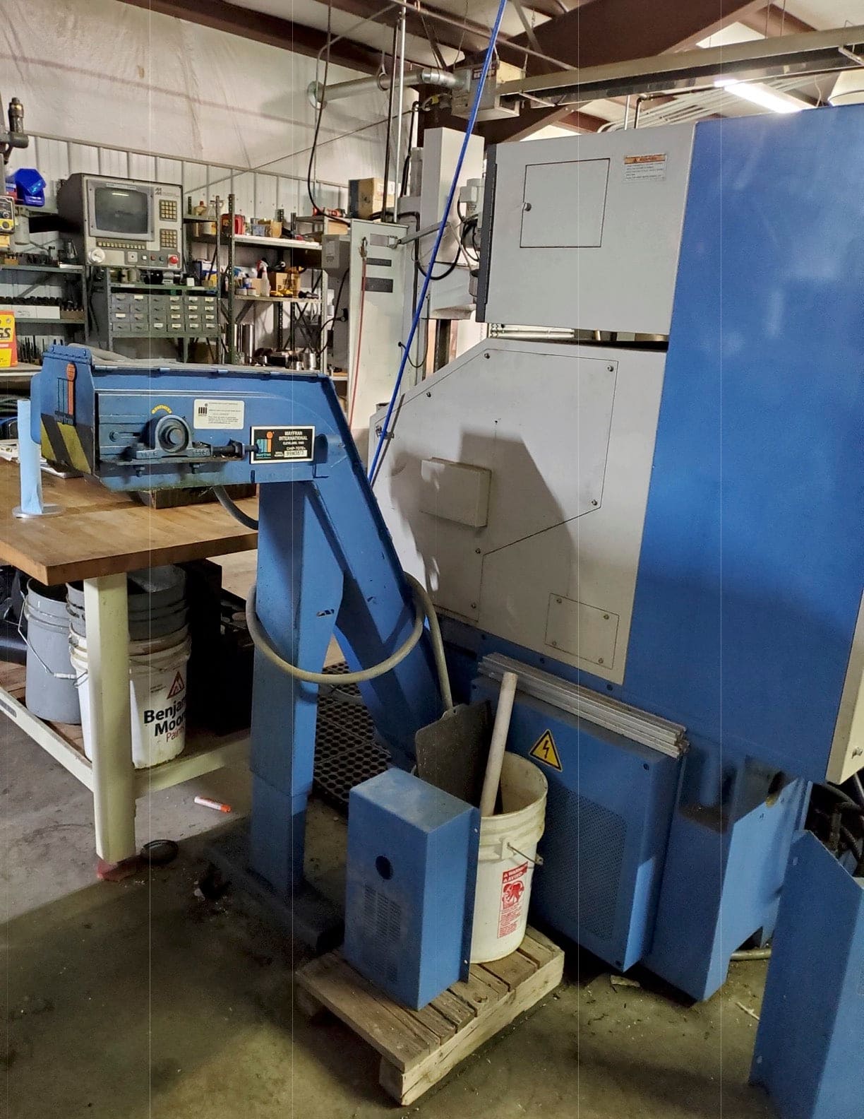 Hyundai HIT-8S CNC Lathe, 1996 - Control Issues, Under Power - Image 6
