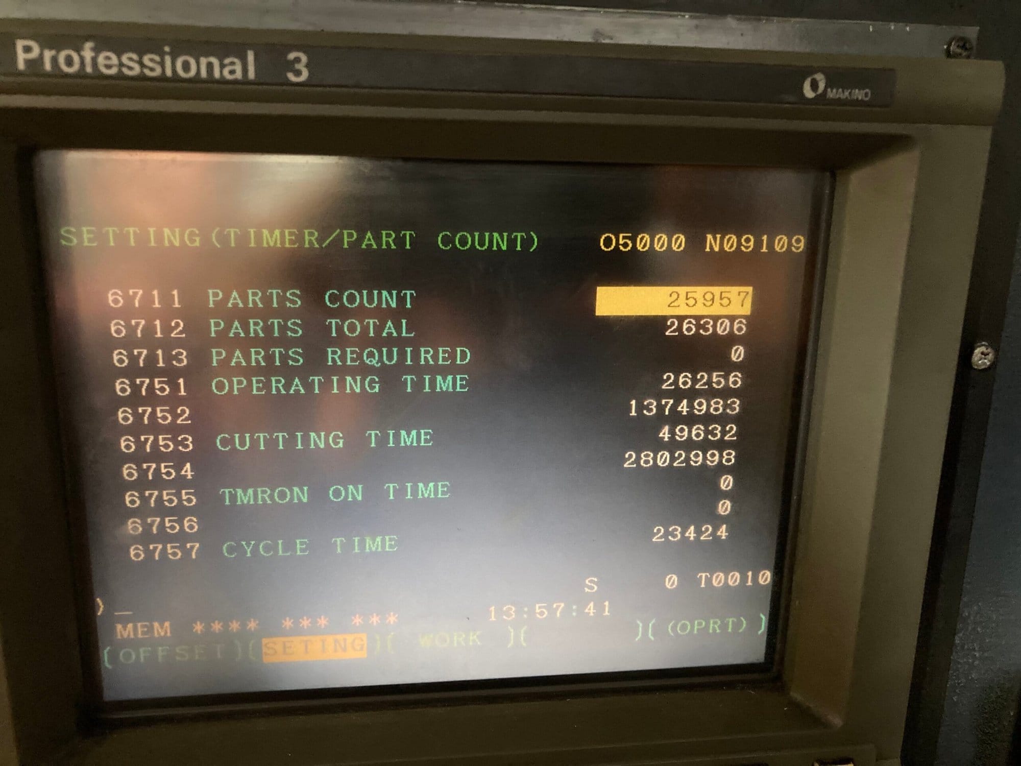 Makino A55 Horizontal Machining Center, 1998- Coolant Thru Spindle - Image 3