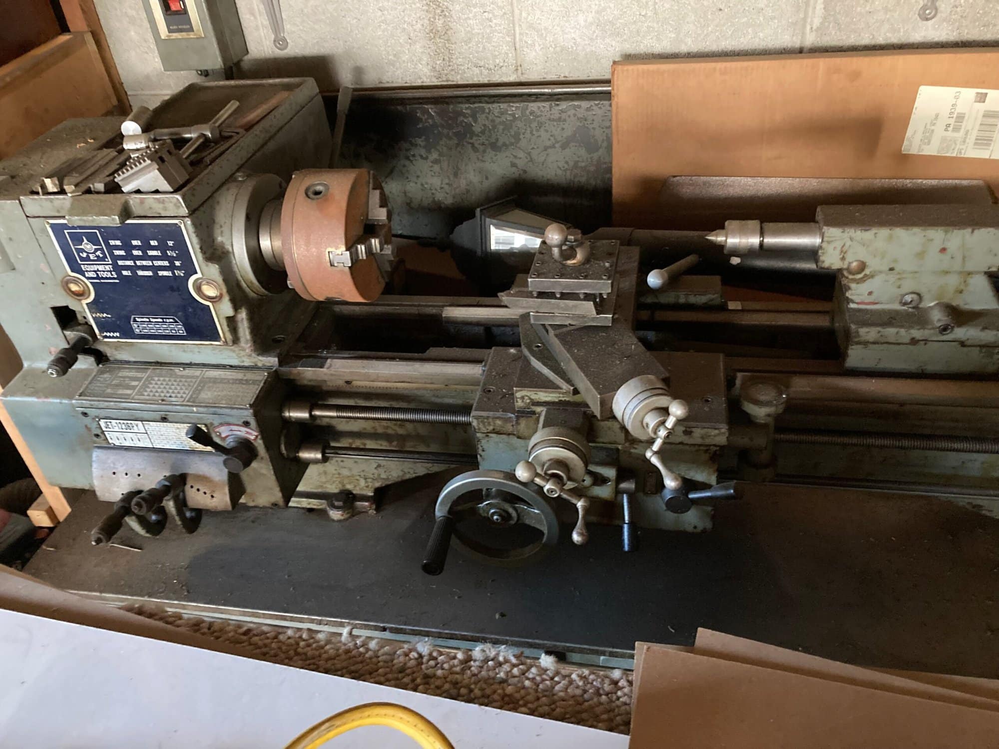 12"x36" JET 1236 PY Engine Lathe