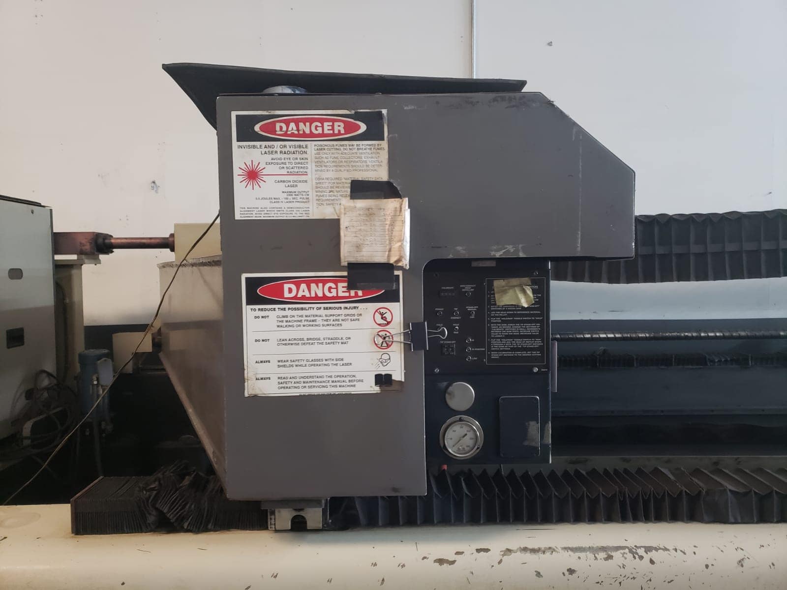 1500 Watt Cincinnati CL-6 CO2 Laser, 1996- 4'X8' Table - Image 9