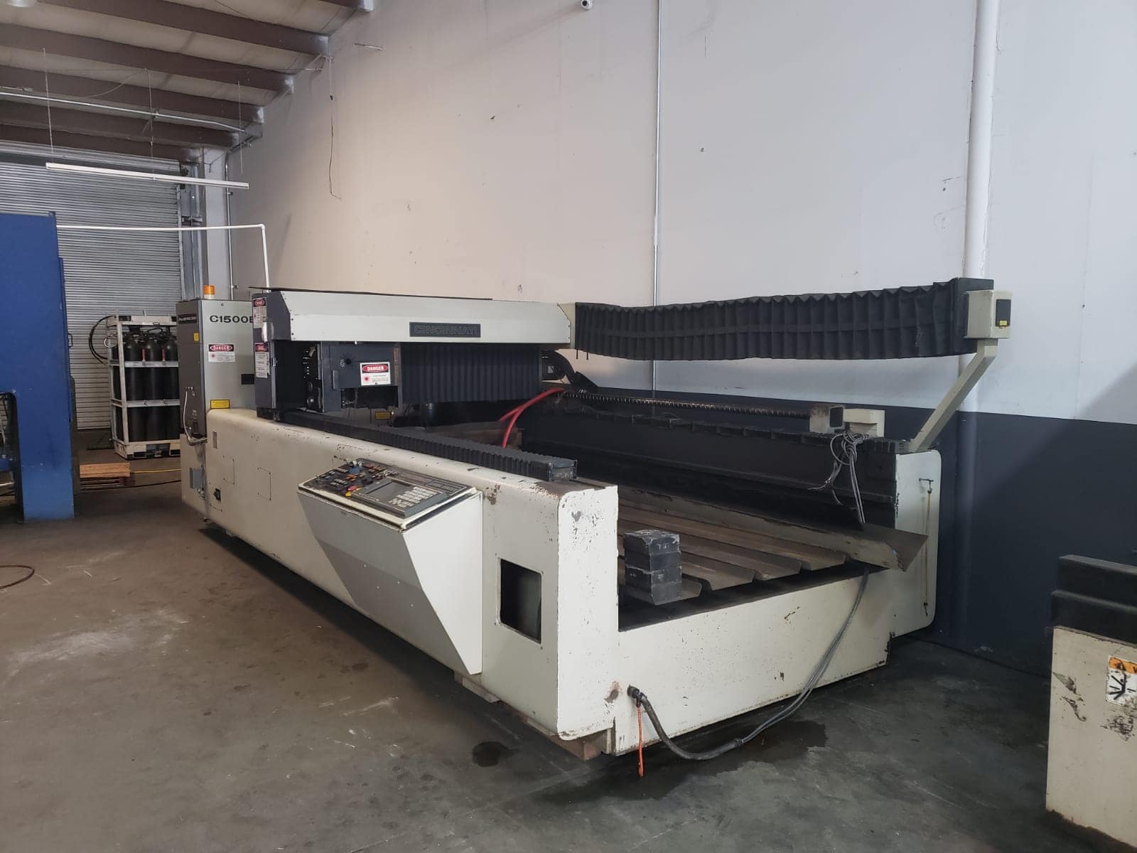 1500 Watt Cincinnati CL-6 CO2 Laser, 1996- 4'X8' Table