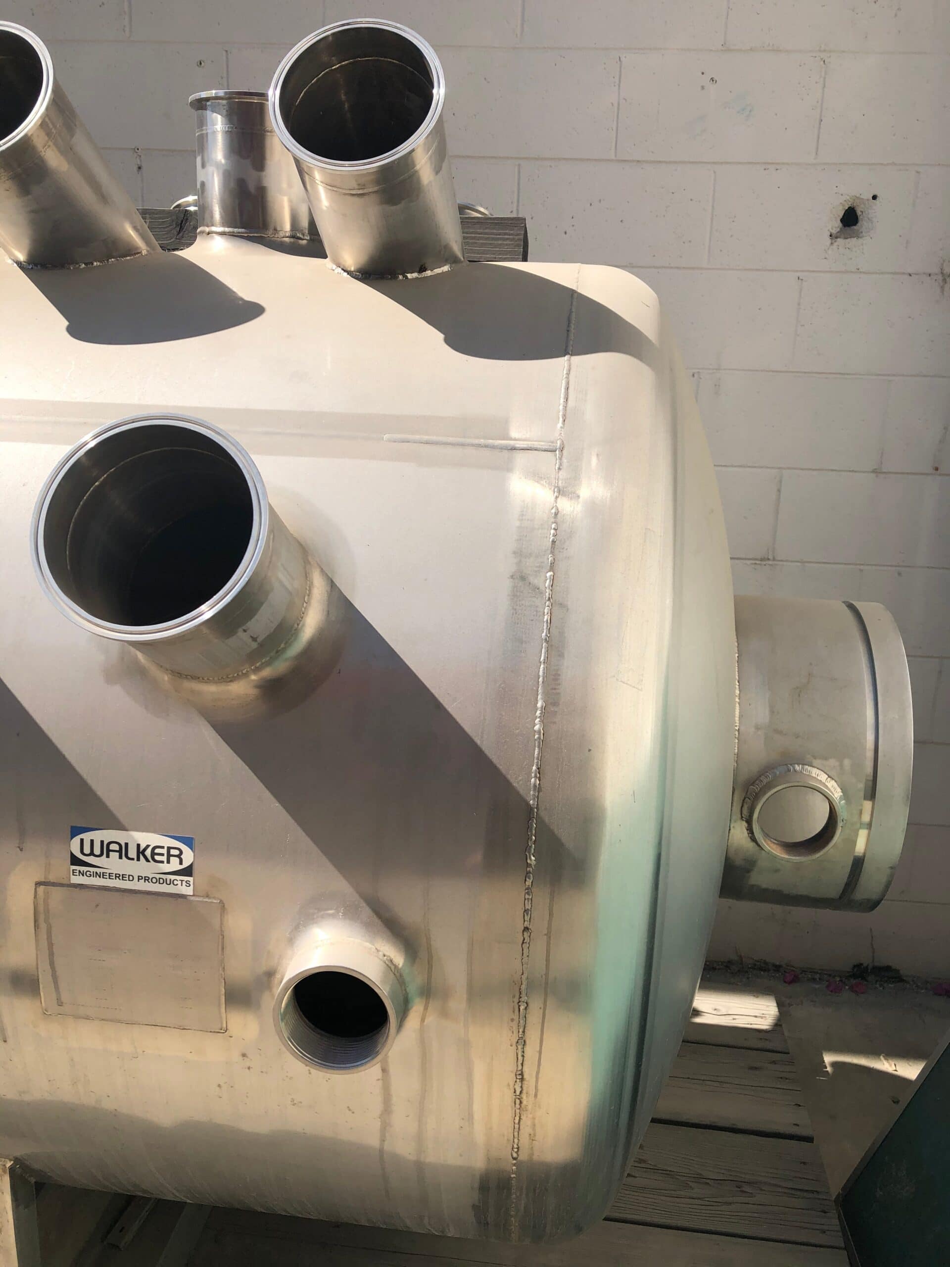 316 Stainless Steel Fluid Mixer W/ 16" Mechanical Grooved Inlet and Outlet - Image 3