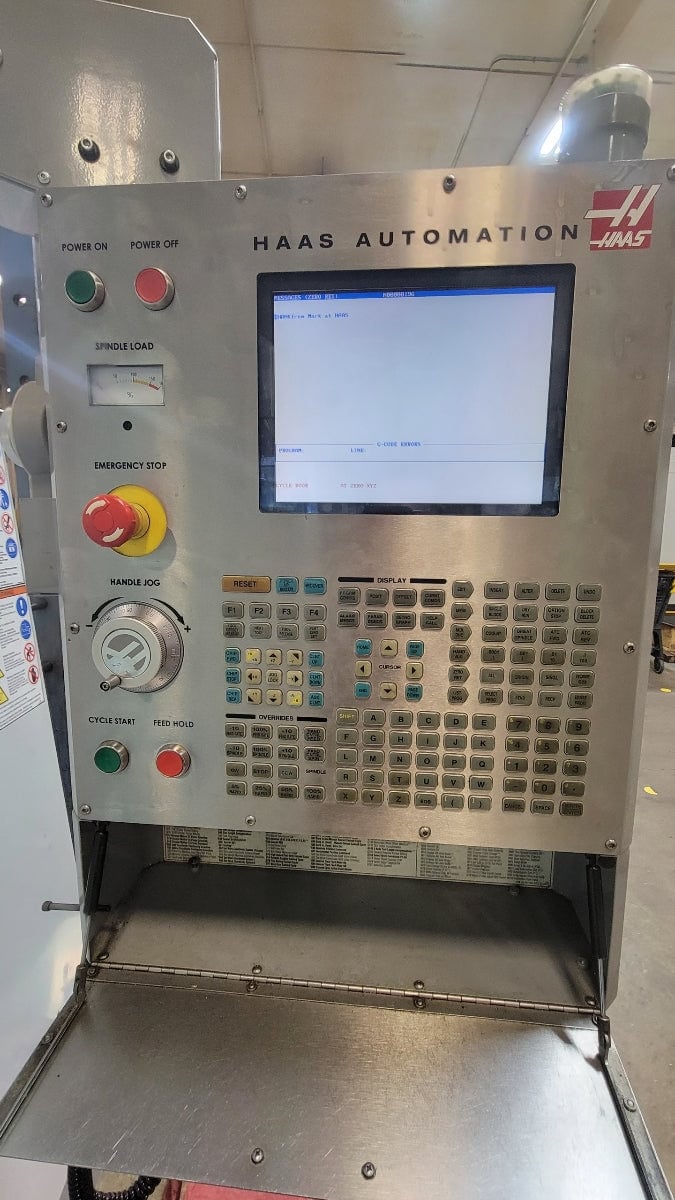 Haas VM-3 VMC, 2006 - 12,000 RPM, New Monitor, Auger - Image 2