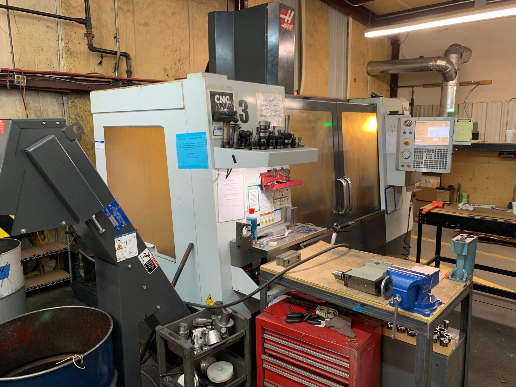 Haas VF-3 VMC, 2011 - 4th Axis, TSC, Video, Price Reduced - Image 3