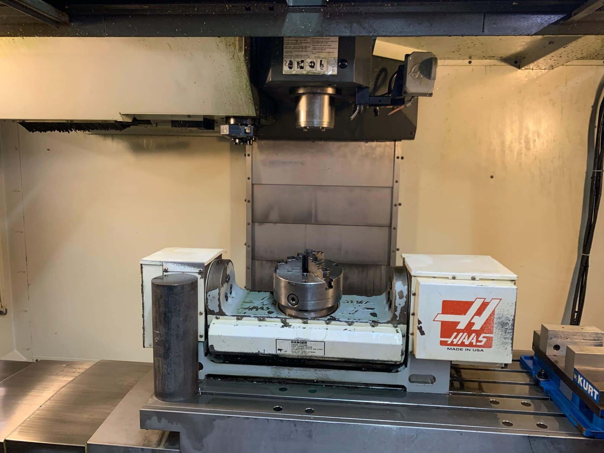 Haas VF-4 5 Axis VMC, 2013 - Haas TR-210 Trunnion Table, Thru Spindle Coolant - Image 6