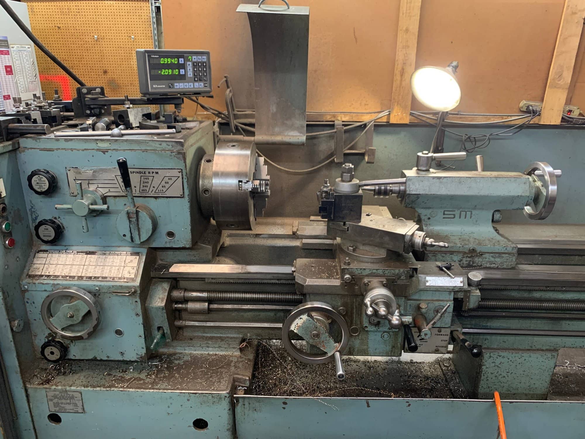 Standard Modern 1980 - Chuck, Tailstock, Digital Read Out, Video - Image 3