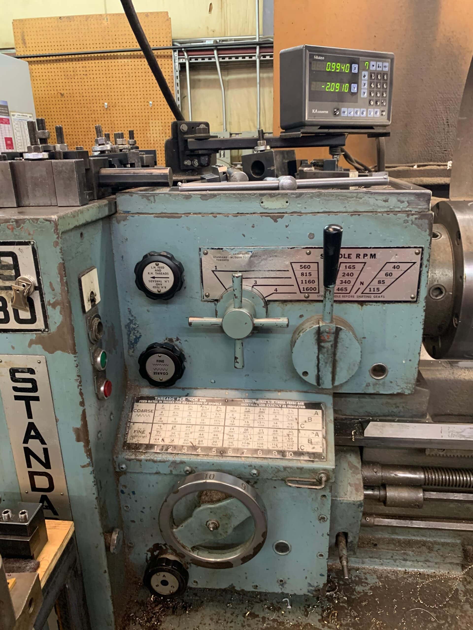 Standard Modern 1980 - Chuck, Tailstock, Digital Read Out, Video - Image 7