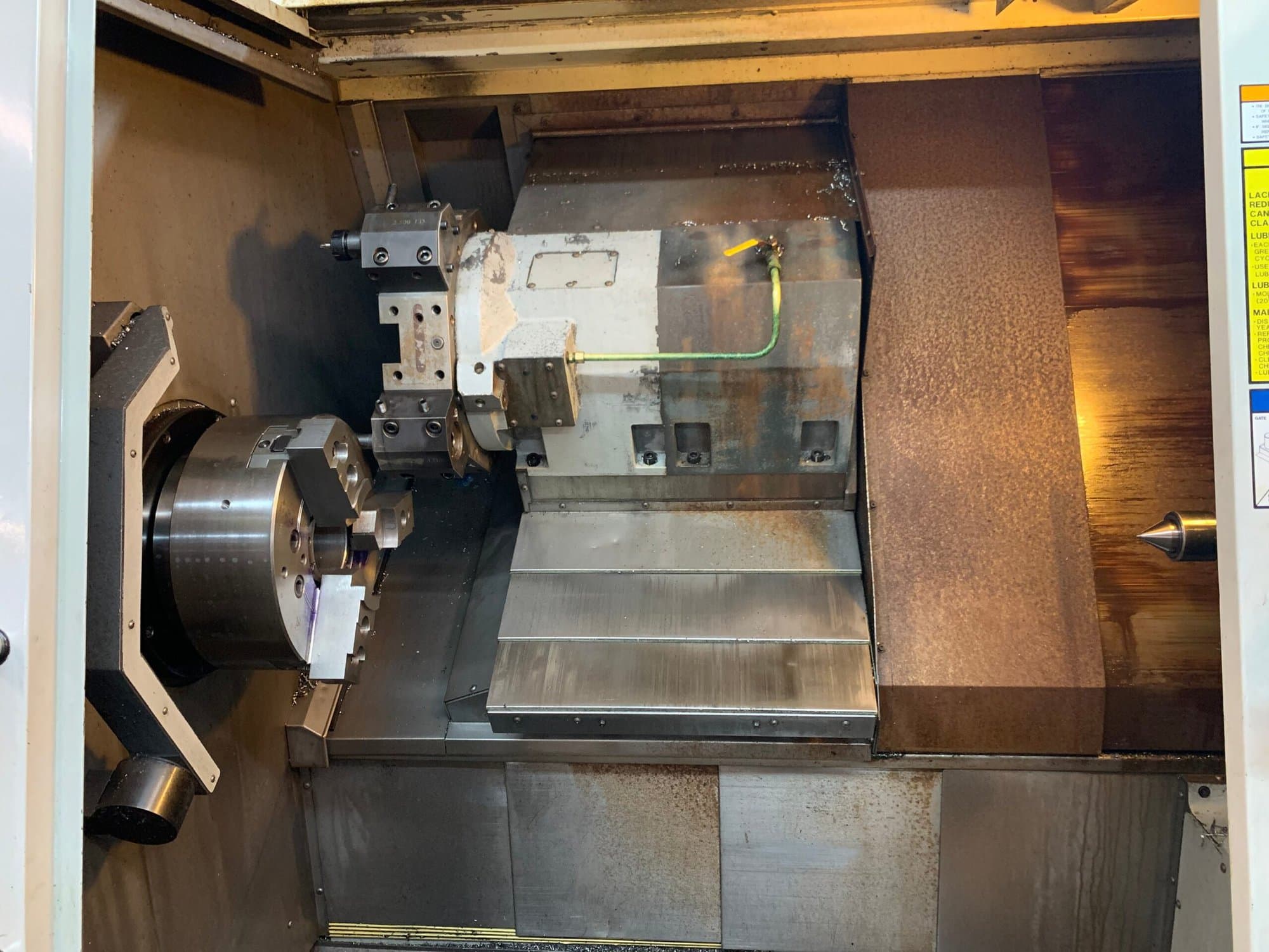 Haas SL-40T CNC Lathe, 2005 - Tailstock, Under Power, Inspection Ready - Image 3