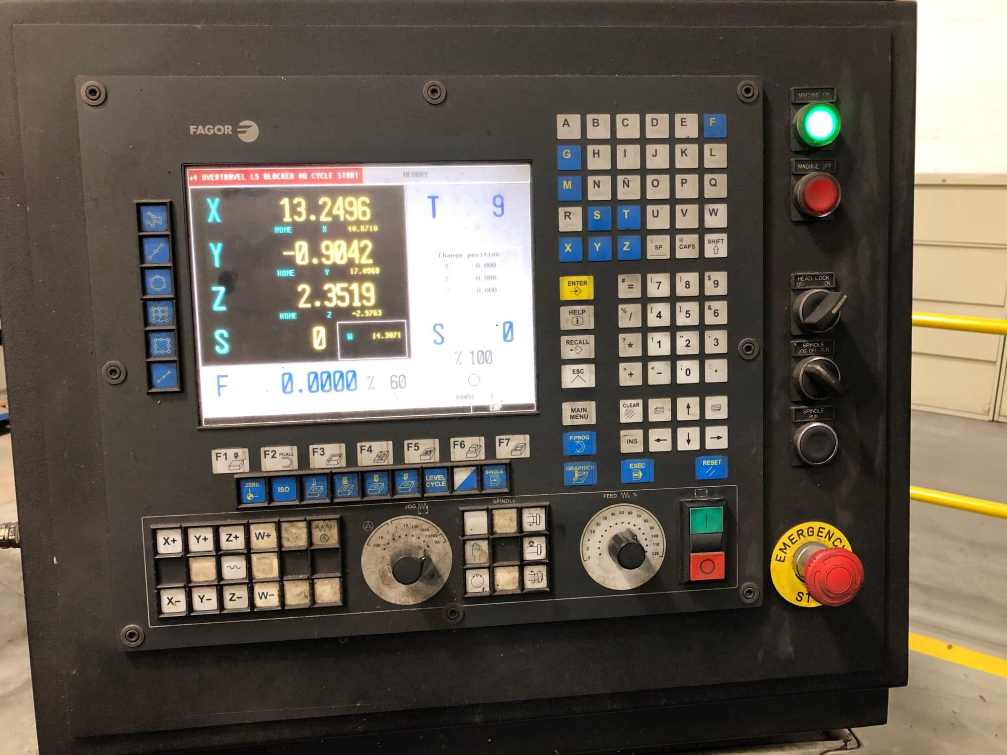 Devlieg 4H-72 CNC Boring Mill- Fagor Control, Reconditioned in 2008, Under Power, 4th Axis, Available Tooling - Image 4