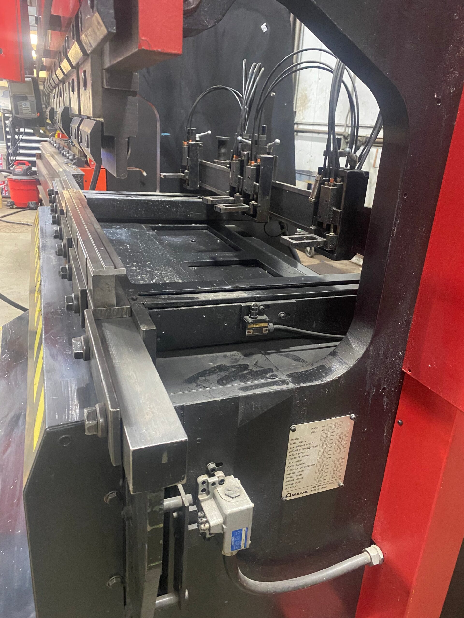 88 Ton x 6.5' Amada RG-80S CNC Press Brake, 1981 - Image 3