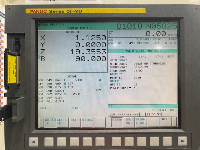 Cincinnati T-30 800mm HMC, 1992 - Fanuc Control Upgrade, 9 Station Pallet Pool, New Spindle - Image 4