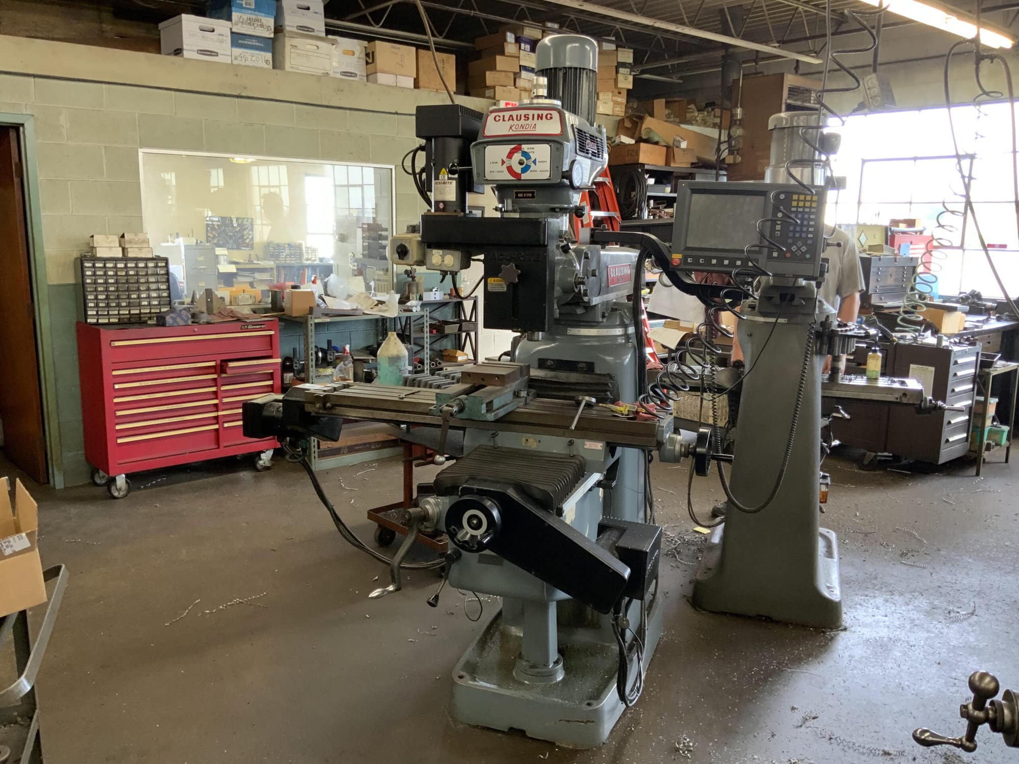 Clausing Kondia Knee Mill FV148CNCAR305, 2001 - Accurite Control - Image 6