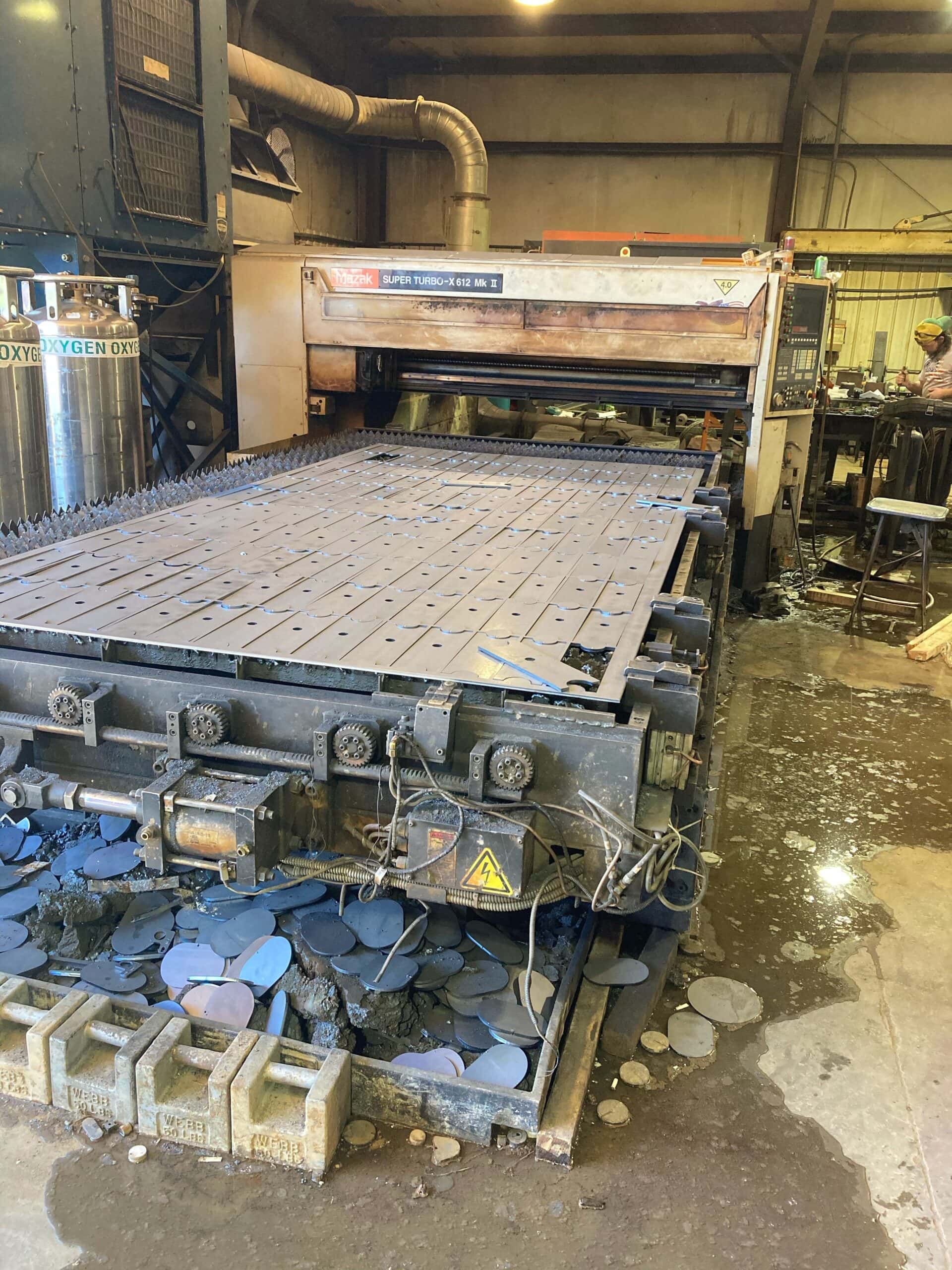 4000 Watt Mazak 6'x12' Super Turbo X612MKII CO2 Laser, 2006 - w/New Tubes, Lenses etc Just Done ($25k Value) - Image 6