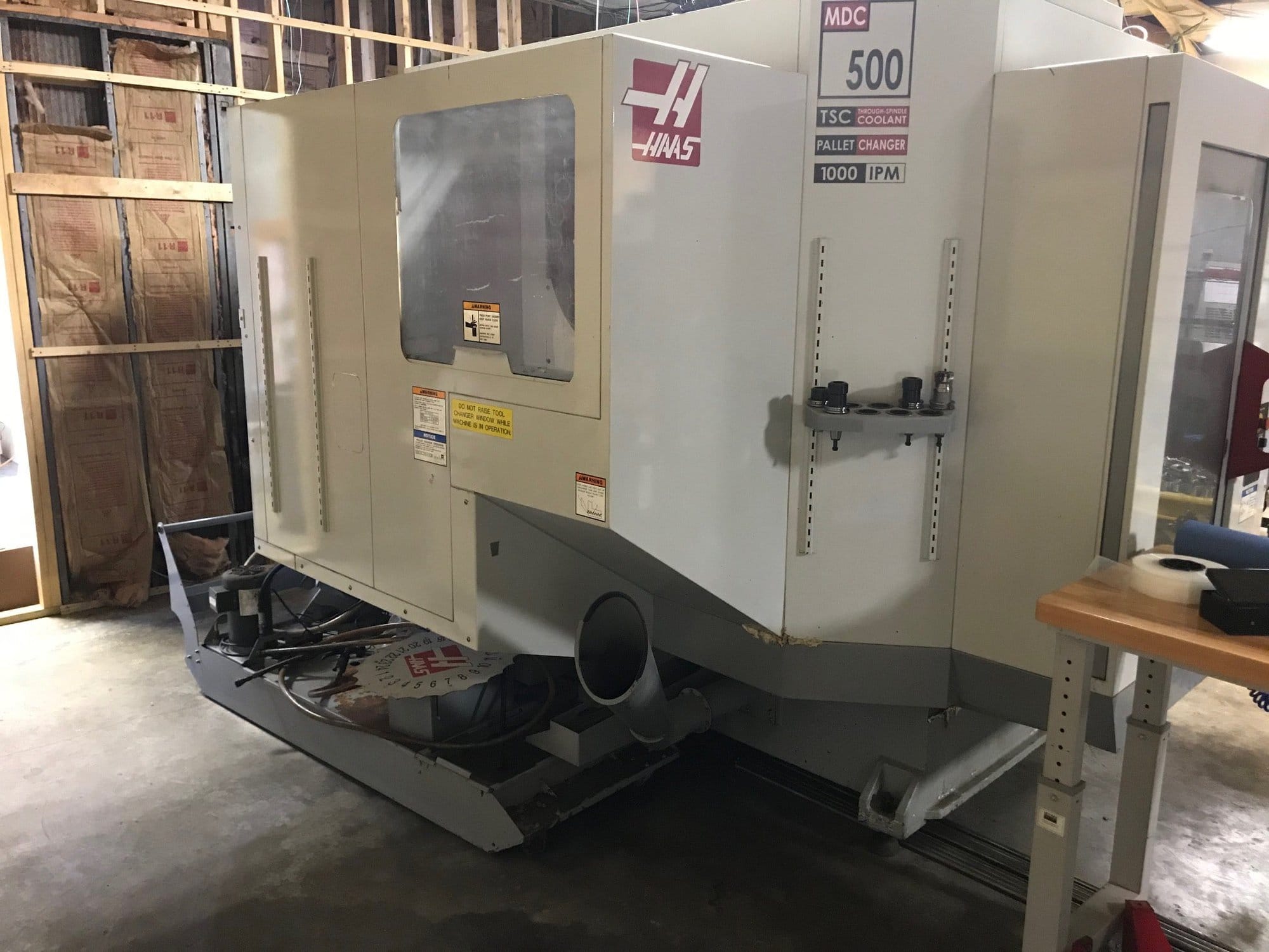 Haas MDC-500 CNC Mill, 2004 - Through Spindle Coolant, High Speed Machining - Image 3