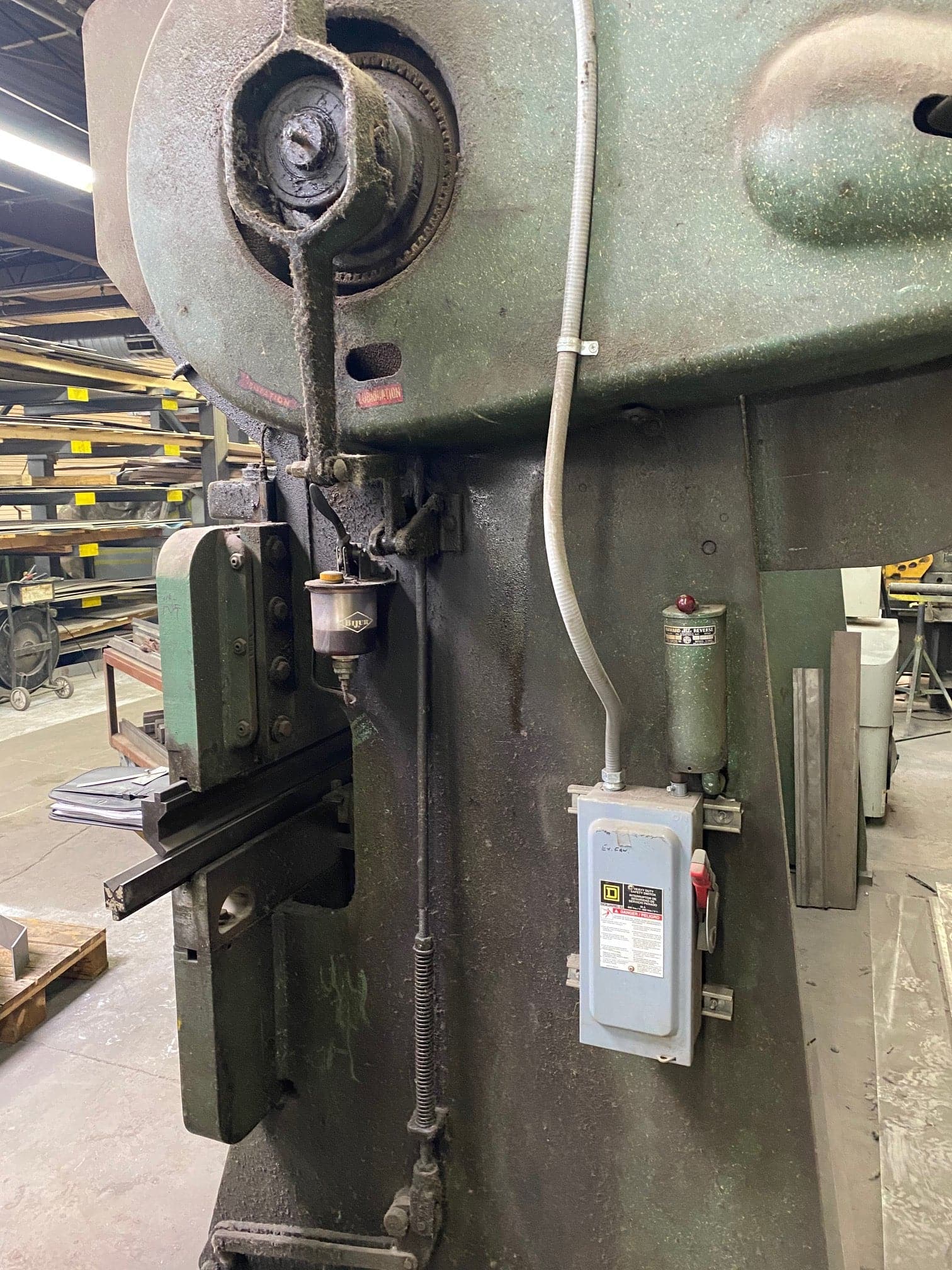 75 Ton x 10' Chicago Dries & Krump Model 810-C Press Brake, 1980's - Image 2