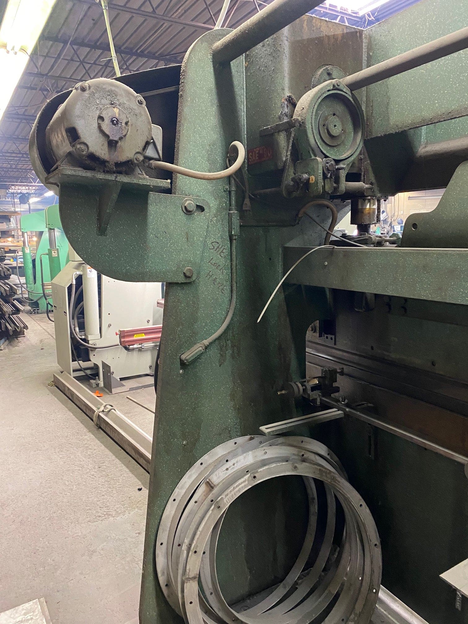 75 Ton x 10' Chicago Dries & Krump Model 810-C Press Brake, 1980's - Image 5