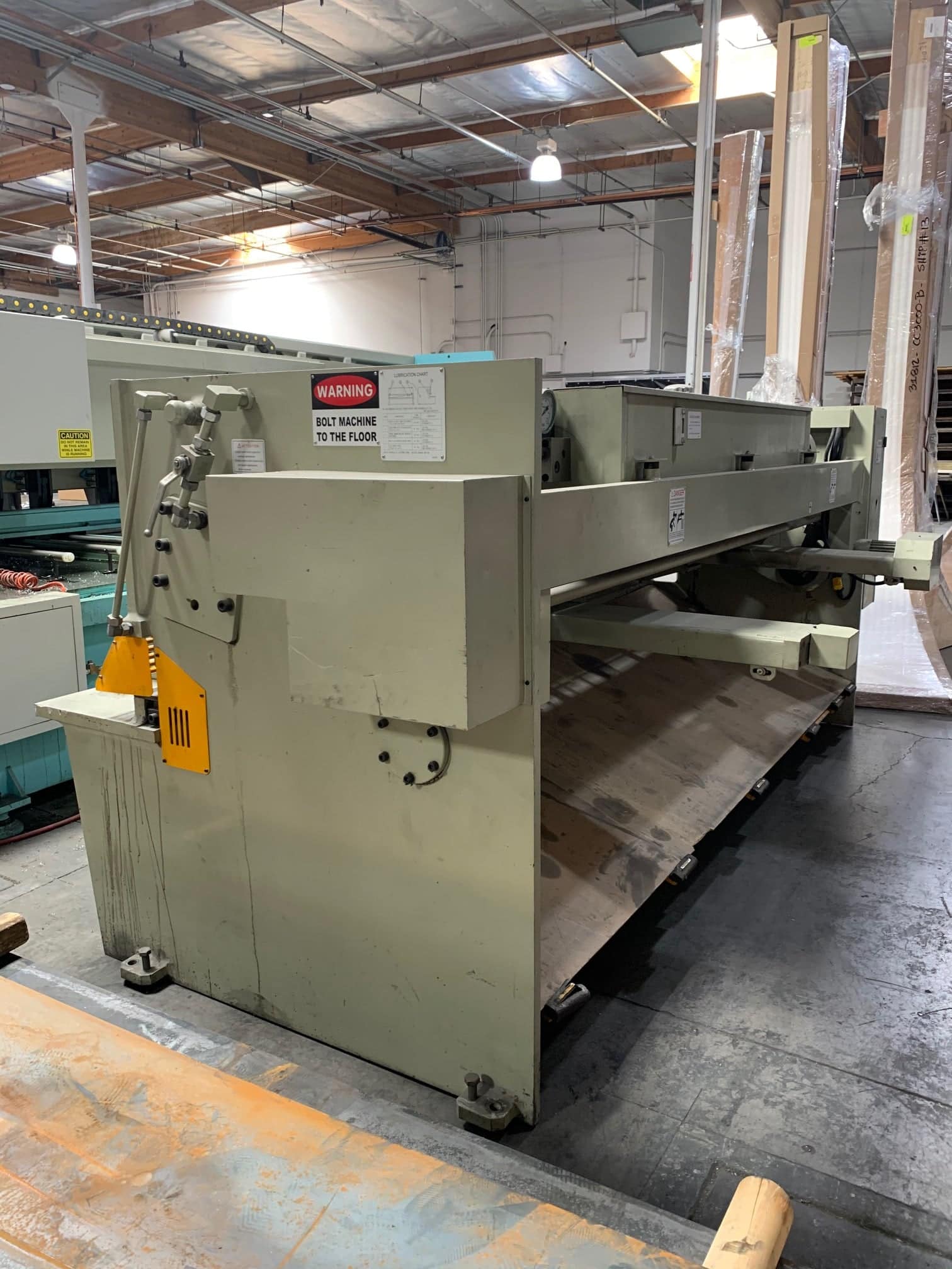 1/4" x 10' US Industrial US1025 Shear, 2016 - Backgauge, 10' Squaring Arm, CNC Adjustable Blade Gap - Image 3