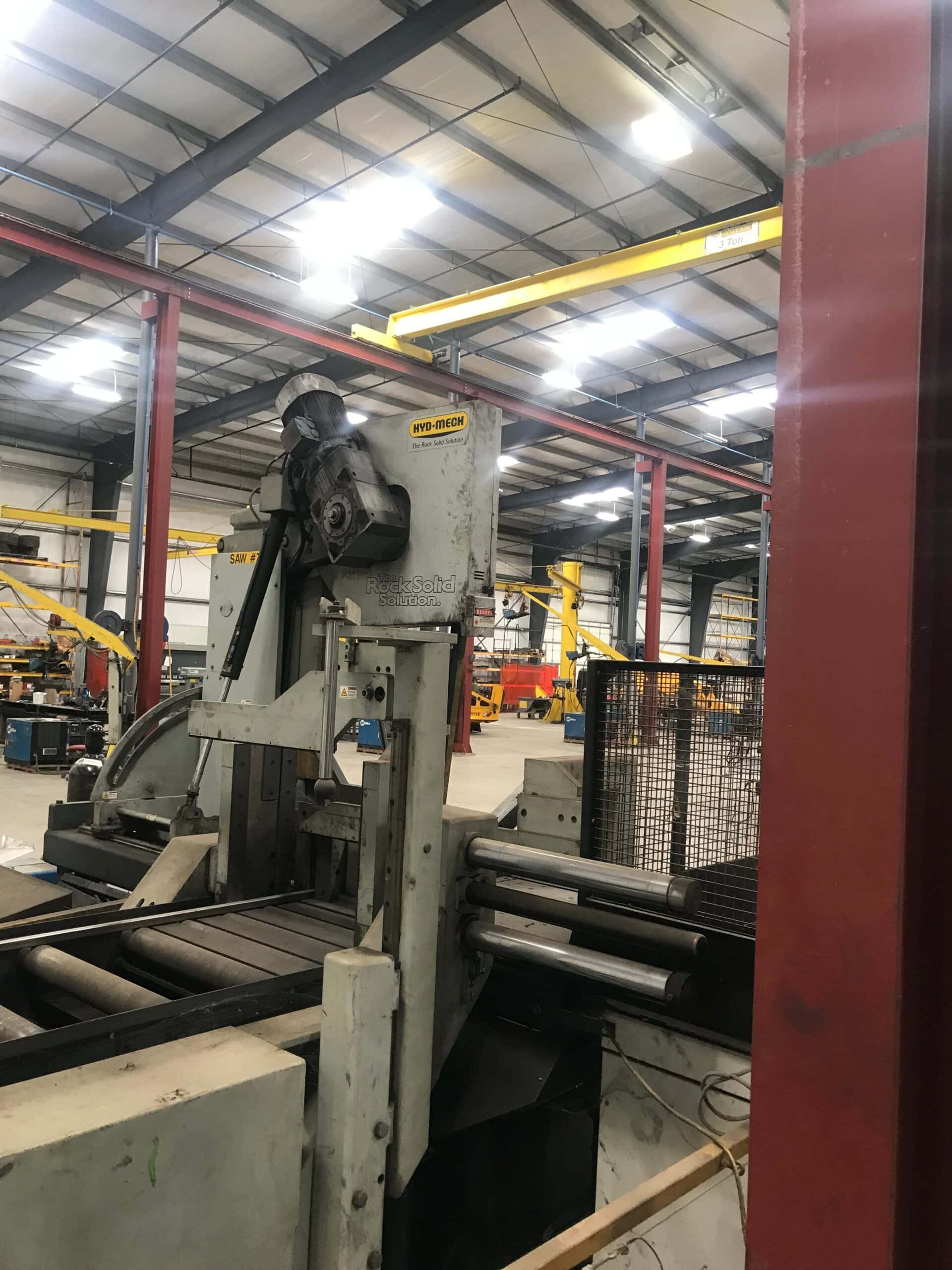 30" x 25" Hydmech V-25 APC Auto Vertical Band Saw, 2016- Top Bundling Vice, Power Conveyors - Image 5