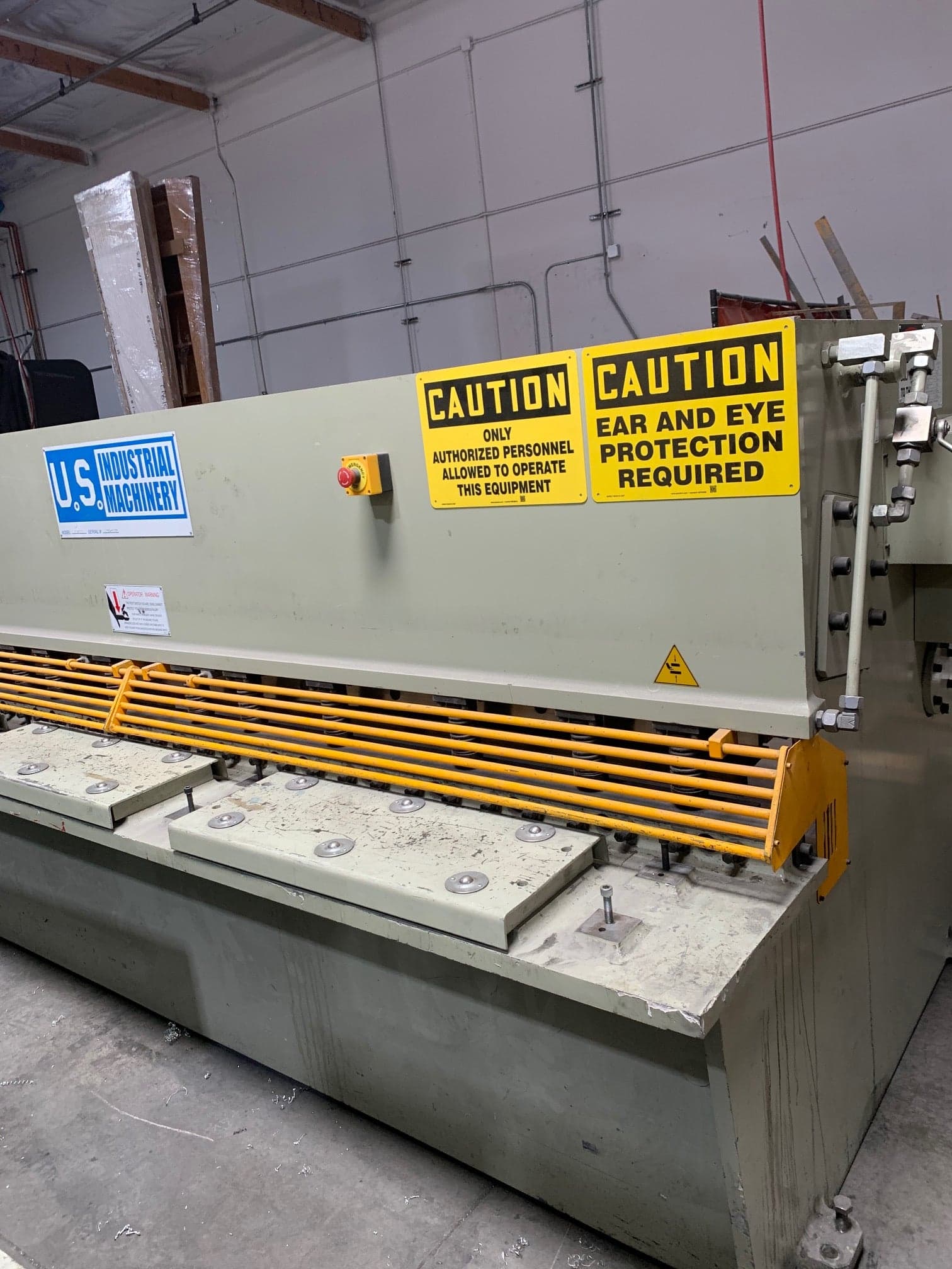 1/4" x 10' US Industrial US1025 Shear, 2016 - Backgauge, 10' Squaring Arm, CNC Adjustable Blade Gap - Image 2