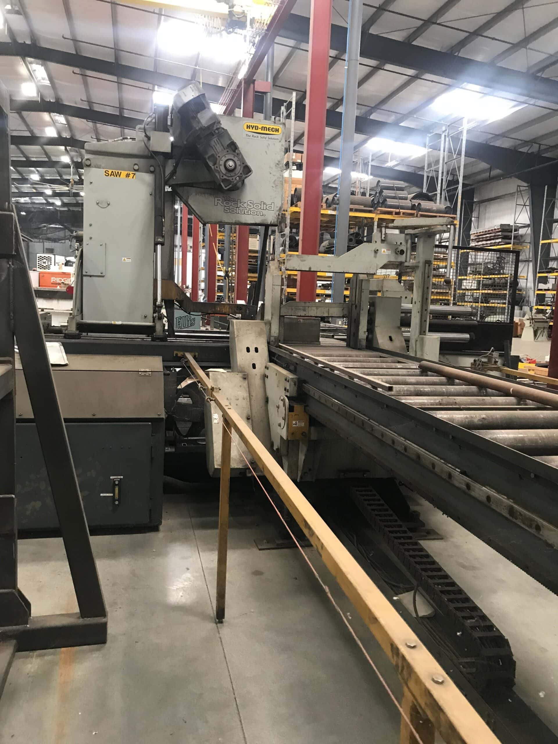 30" x 25" Hydmech V-25 APC Auto Vertical Band Saw, 2016- Top Bundling Vice, Power Conveyors - Image 4
