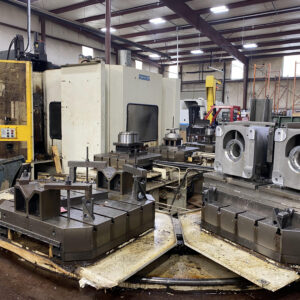 Cincinnati T-30 800mm HMC, 1992 - Fanuc Control Upgrade, 9 Station Pallet Pool, New Spindle